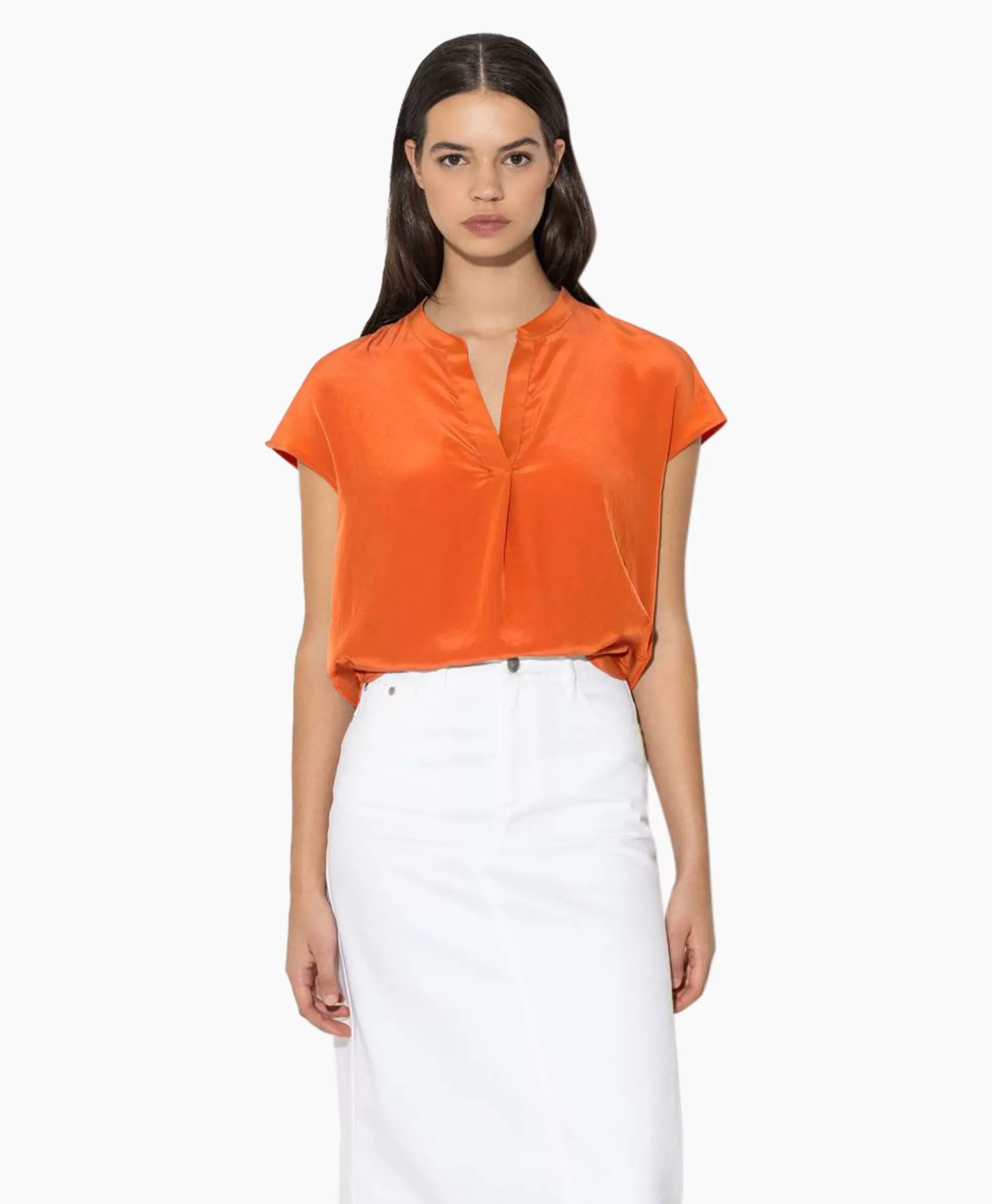 Blouses*Luisa Cerano Blouse 298461/3597-0 Oranje