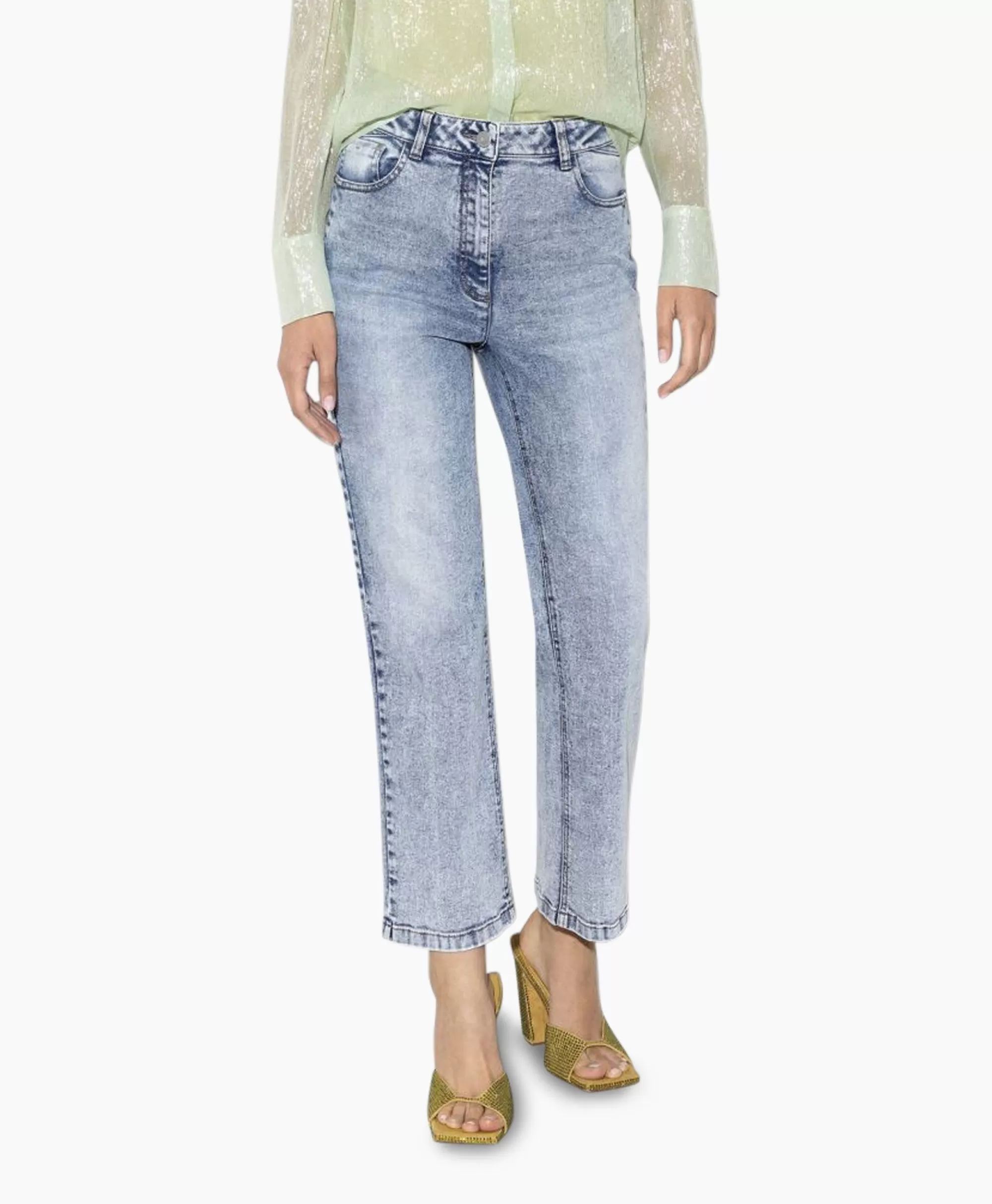 Broeken*Luisa Cerano Jeans 698629/3613-0 Blauw