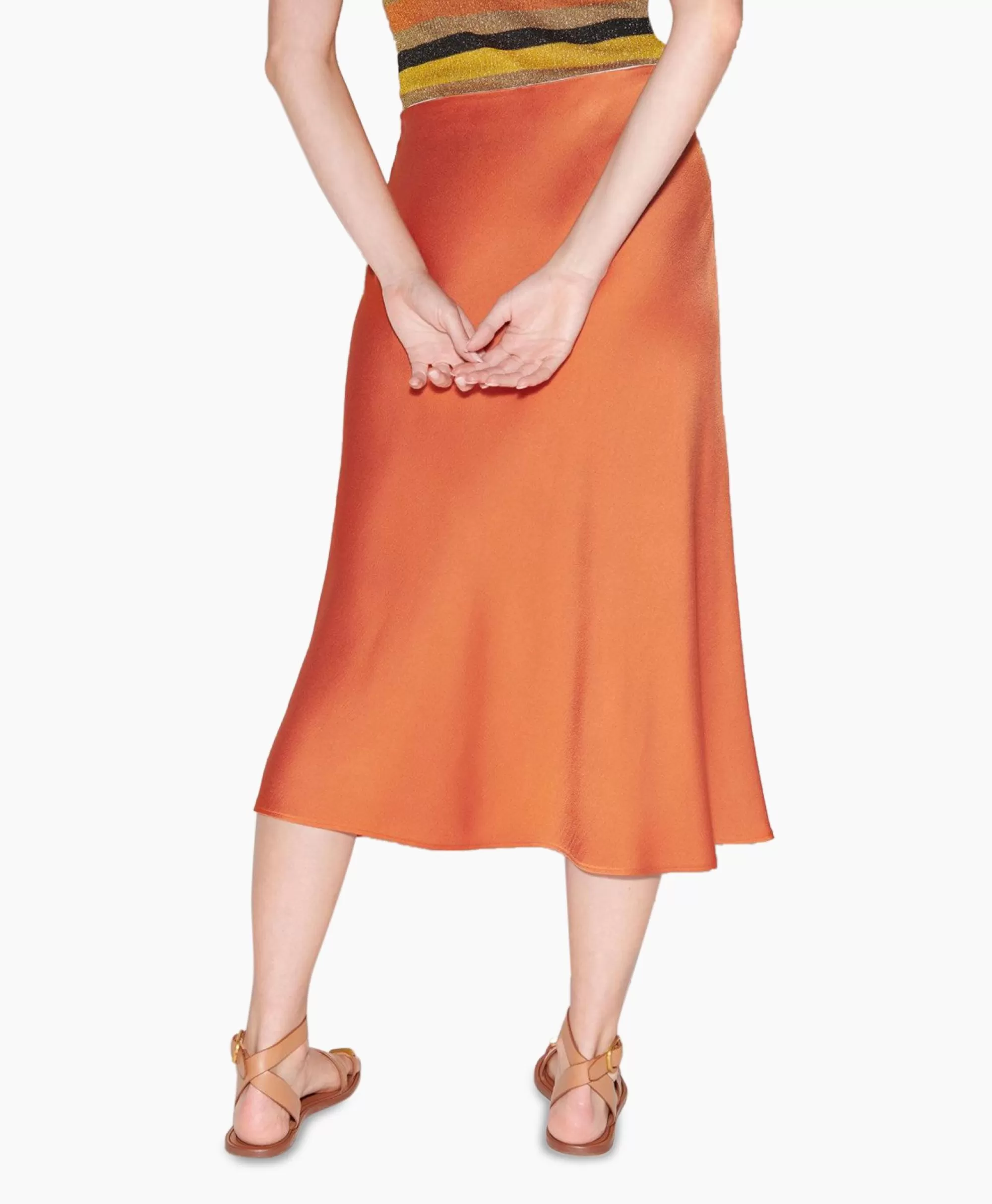 Rokken*Luisa Cerano Maxi Rok 598235/3618-0 Oranje