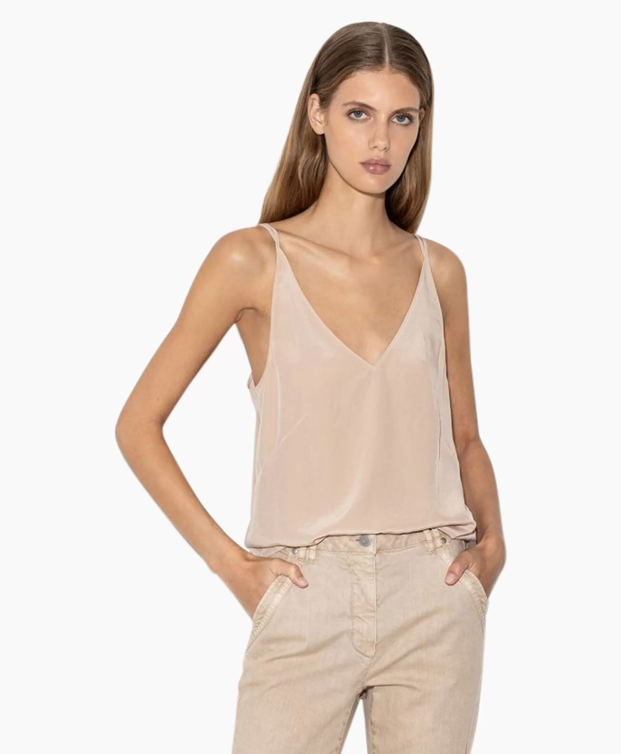 T-Shirts & Tops*Luisa Cerano Top 398110/3597-13 Beige