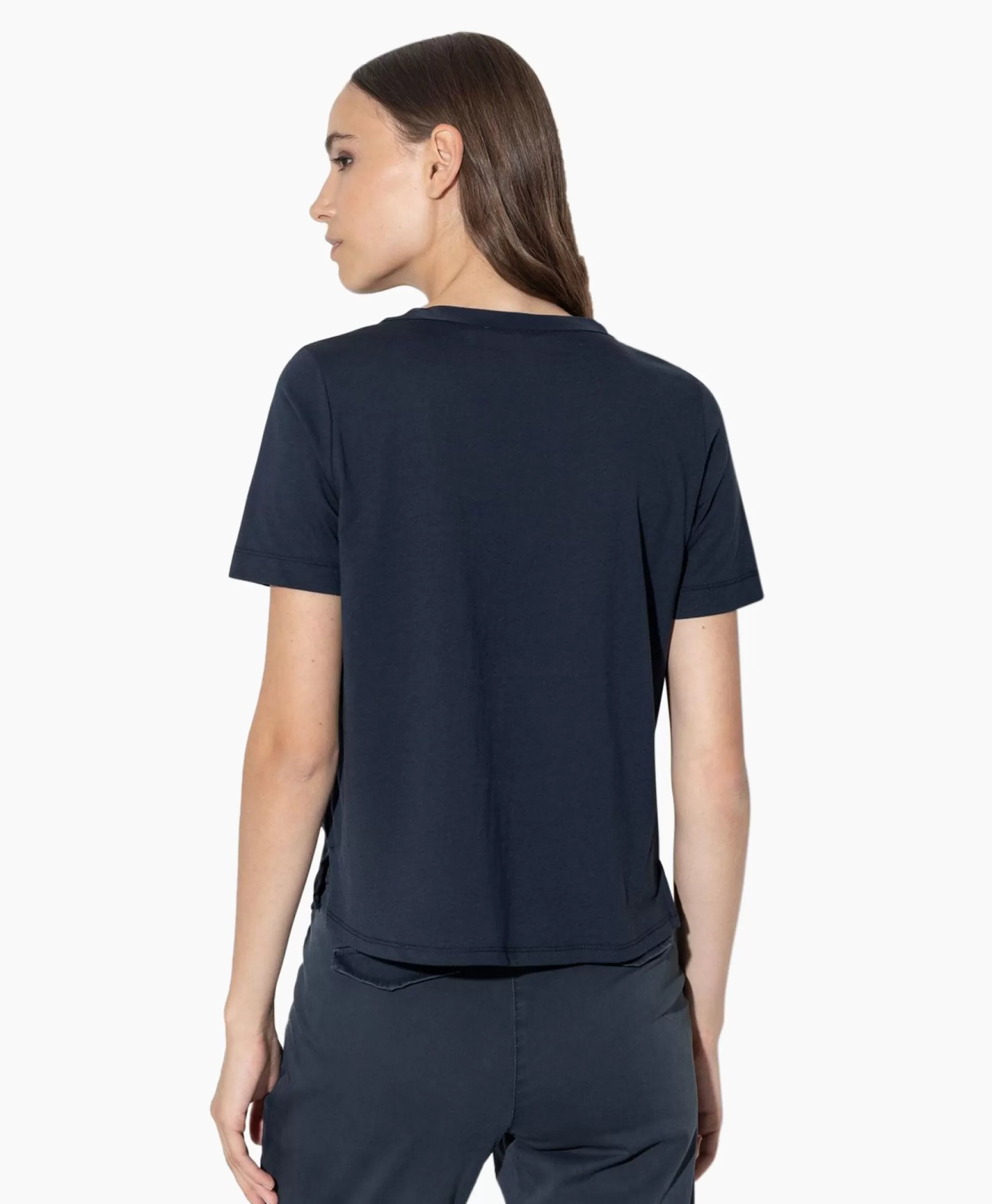 T-Shirts & Tops*Luisa Cerano T-Shirt Korte Mouw 398117/7600-0 Donker Blauw