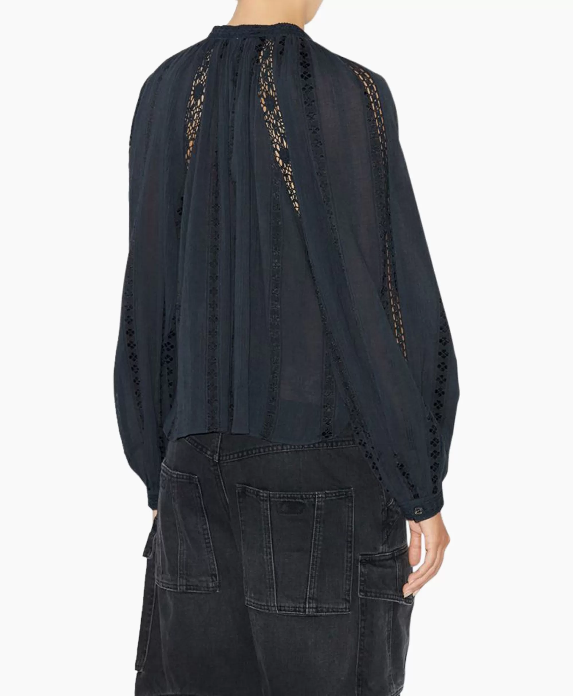 Blouses*Marant Étoile Marant Etoile Blouse Janelle-Ga Zwart