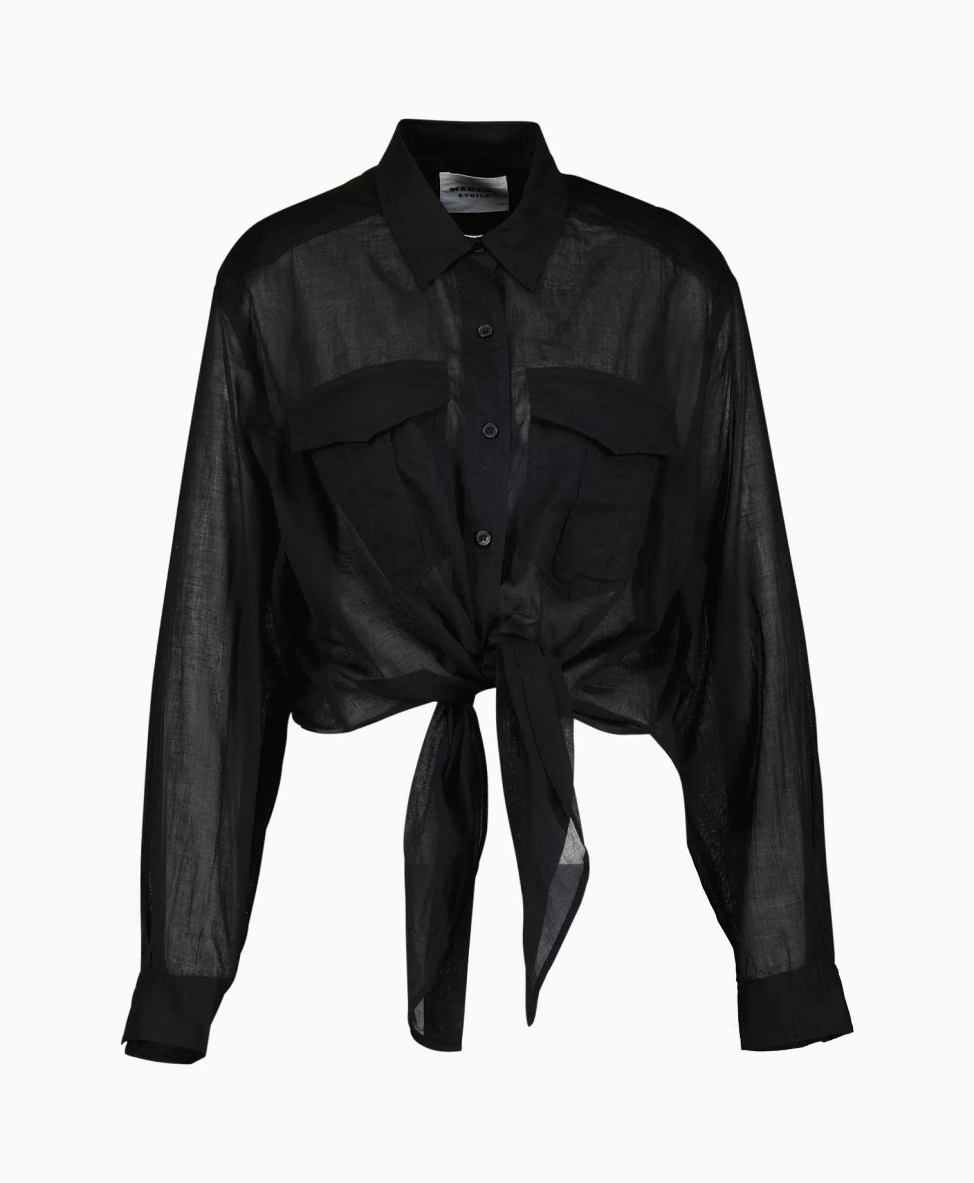 Blouses*Marant Étoile Marant Etoile Blouse Nath-Gb Zwart