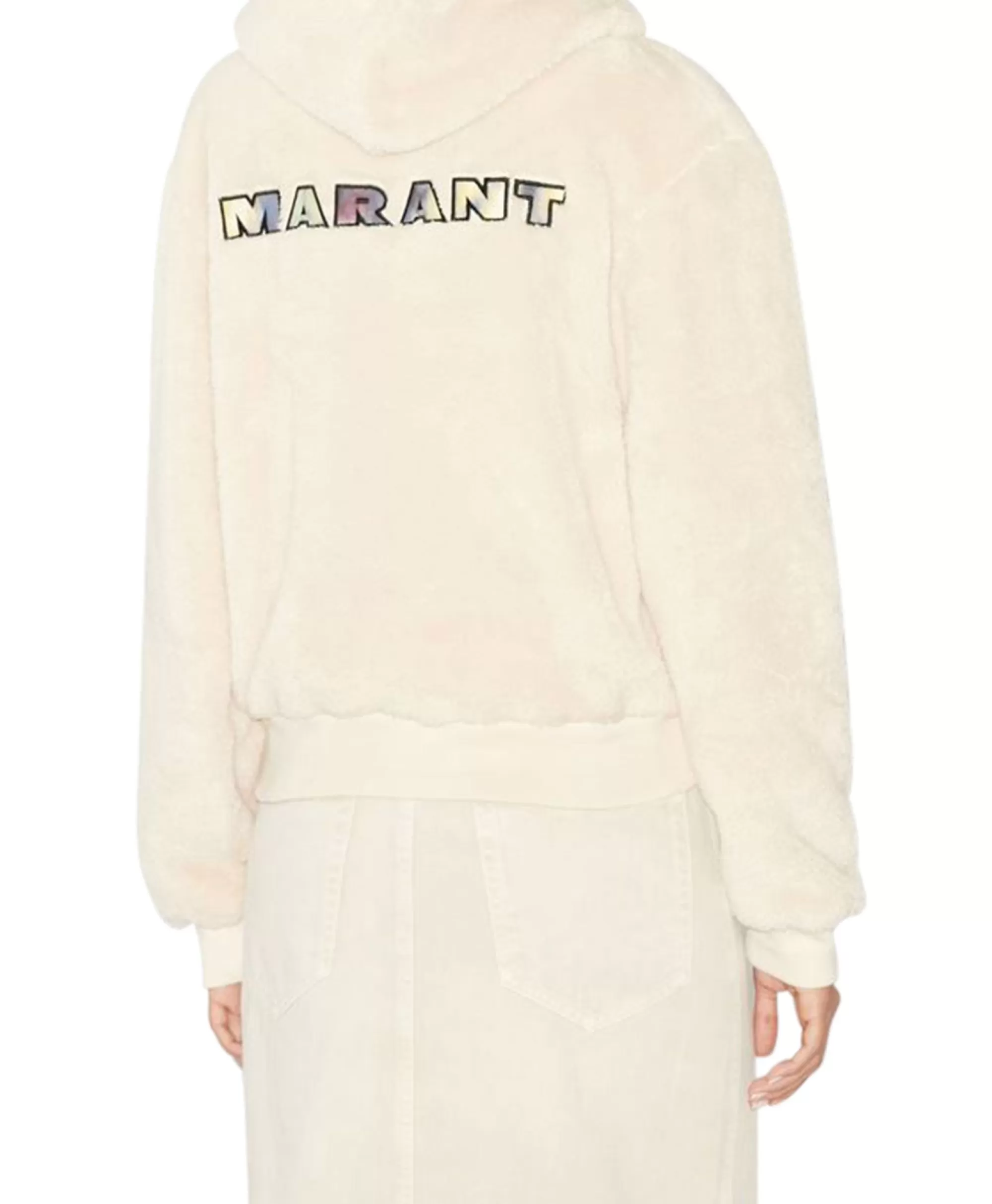 Truien*Marant Étoile Marant Etoile Hoodie Maeva-Ga Ecru