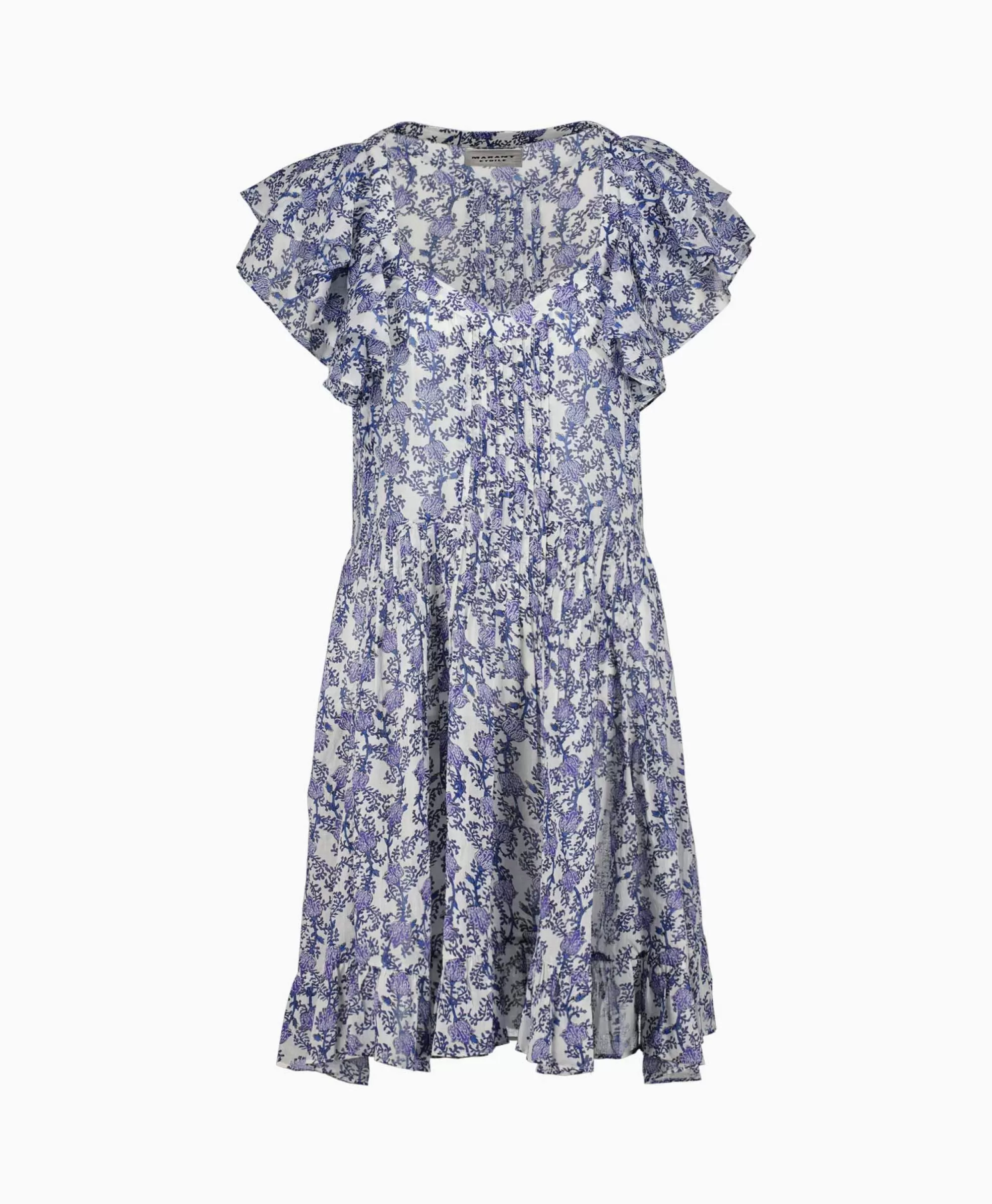 Jurken*Marant Étoile Marant Etoile Jurk Godrana Dress Blauw