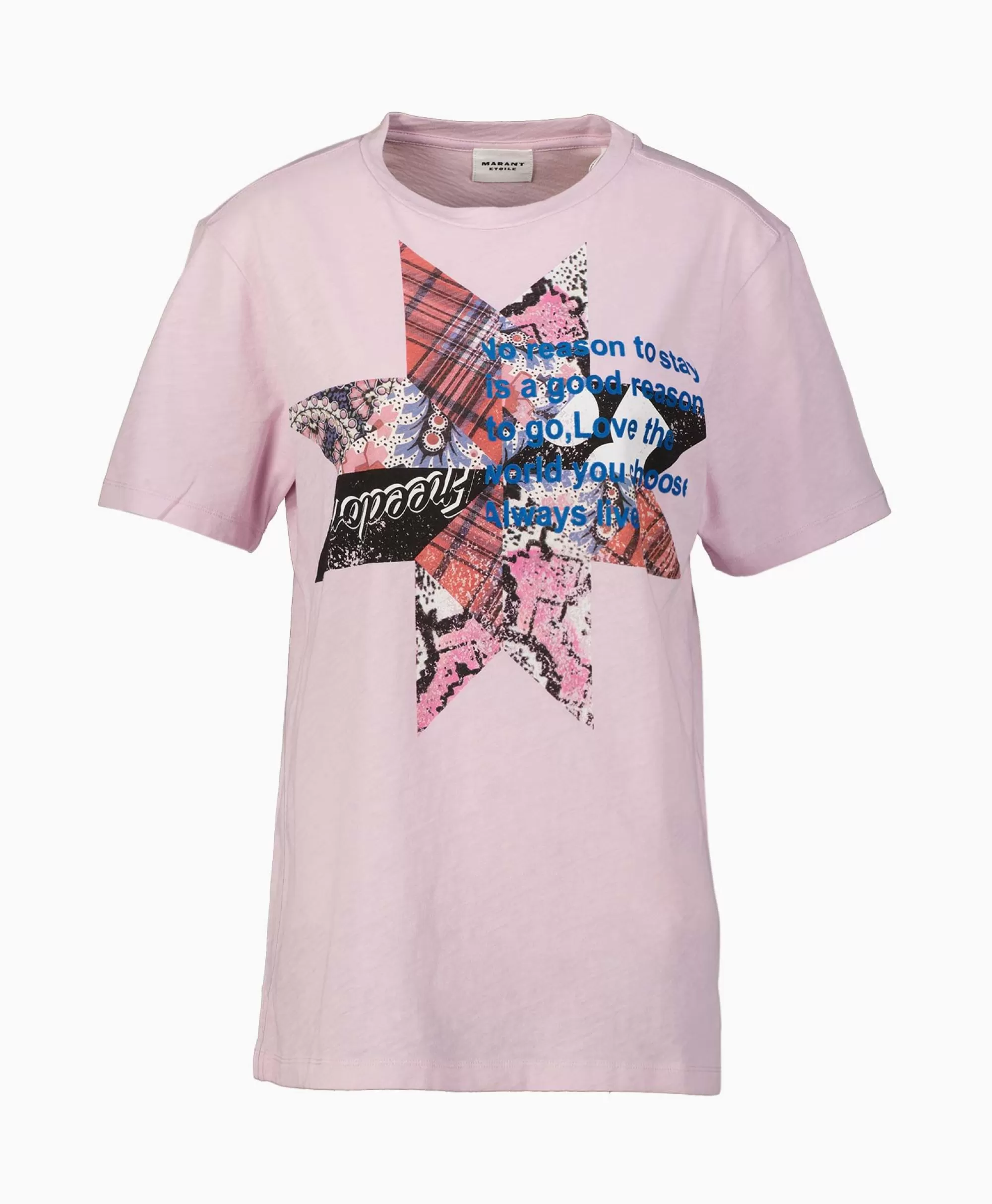 T-Shirts & Tops*Marant Étoile Marant Etoile T-Shirt Korte Mouw Zewel-Gb Rose