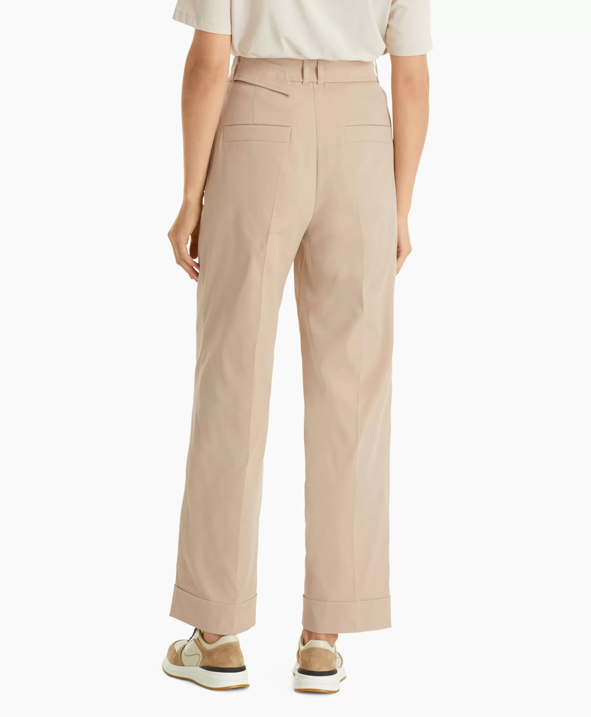 Broeken*Marc Cain Pants Broek Wp 81.25 W07 Licht Grijs