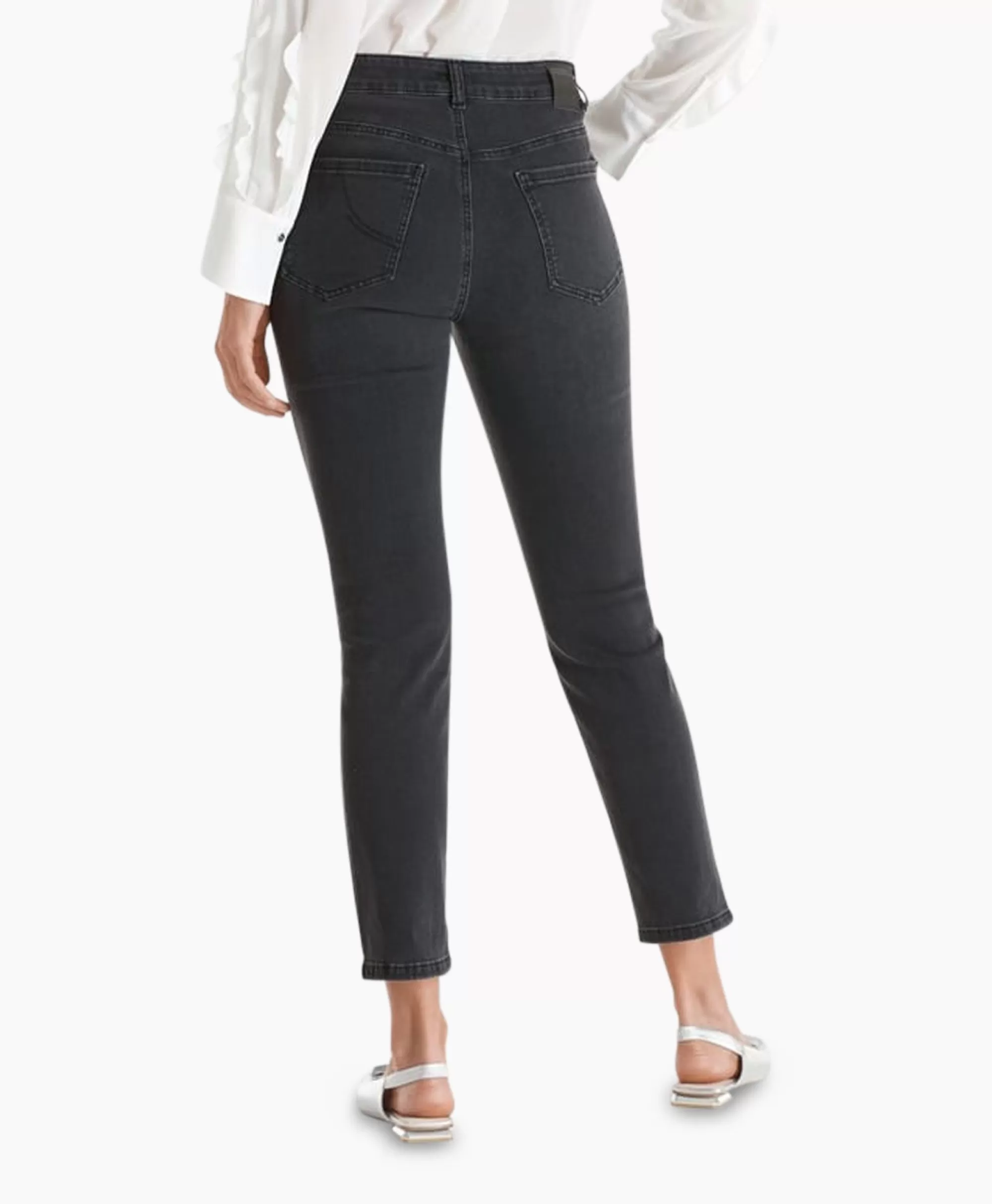 Broeken*Marc Cain Pants Jeans +P 82.01 D14 Donker Grijs