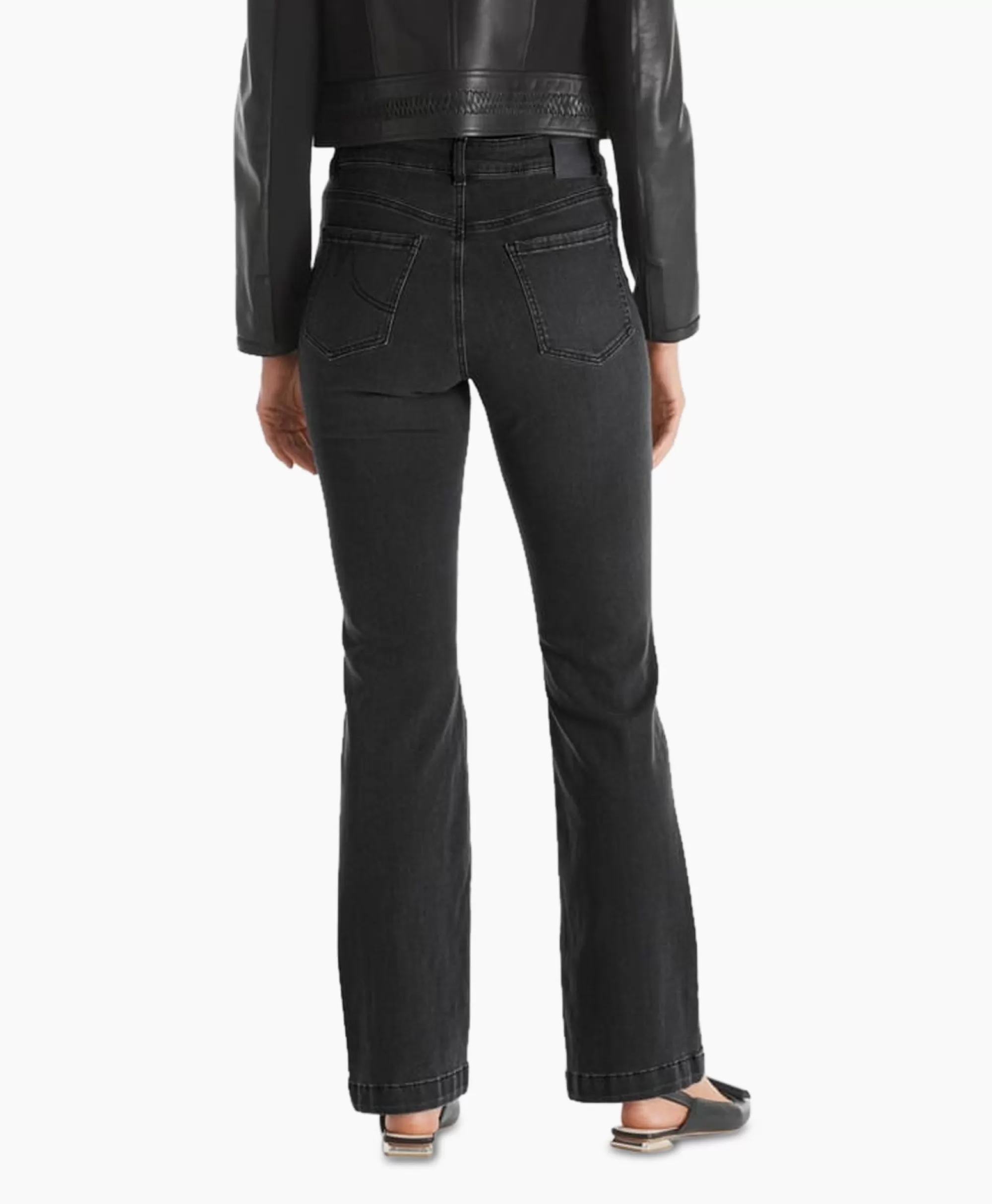 Broeken*Marc Cain Pants Jeans +P 82.06 D14 Donker Grijs