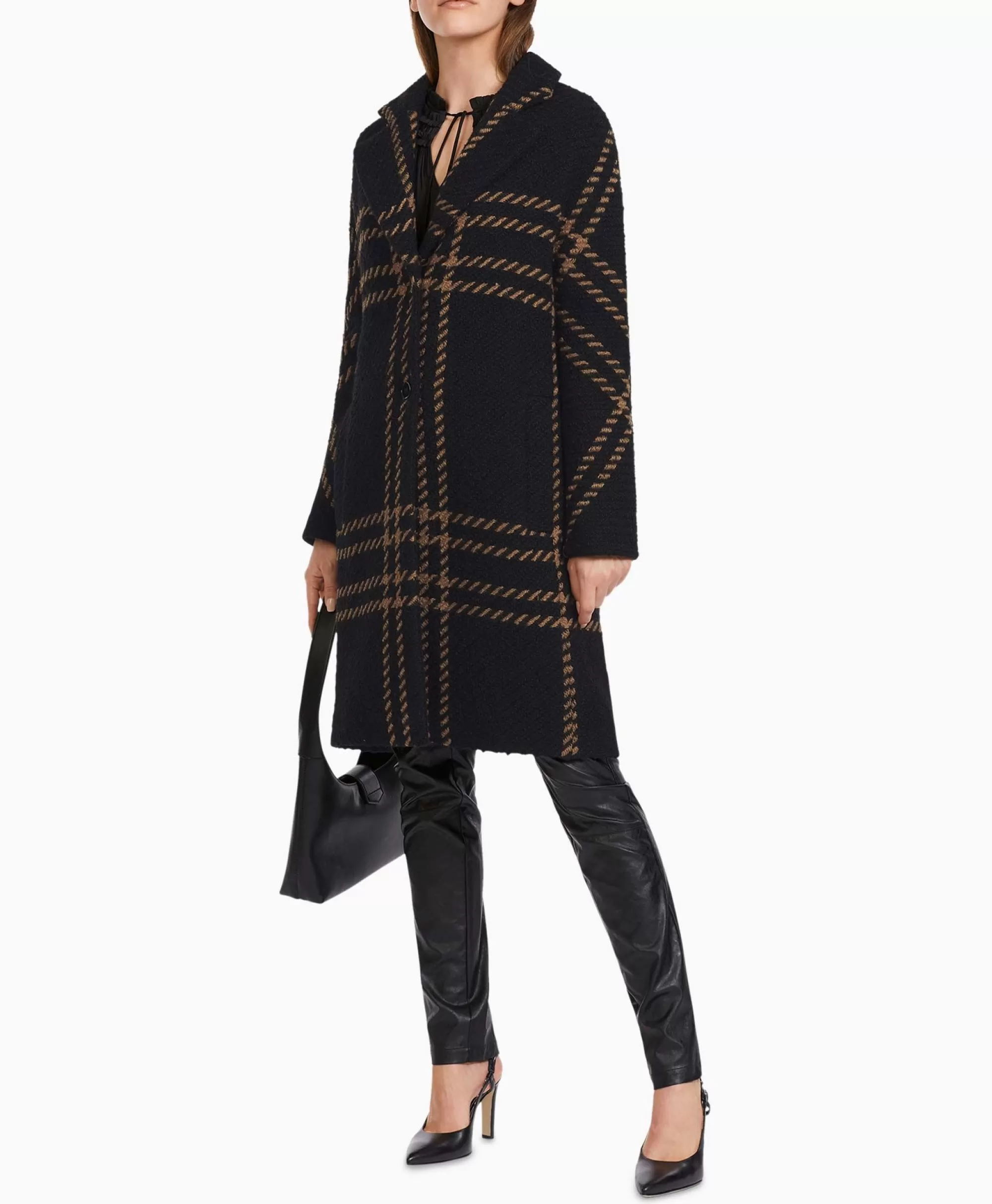 Jassen*Marccain Additions Coat Va 11.04 W11 Zwart