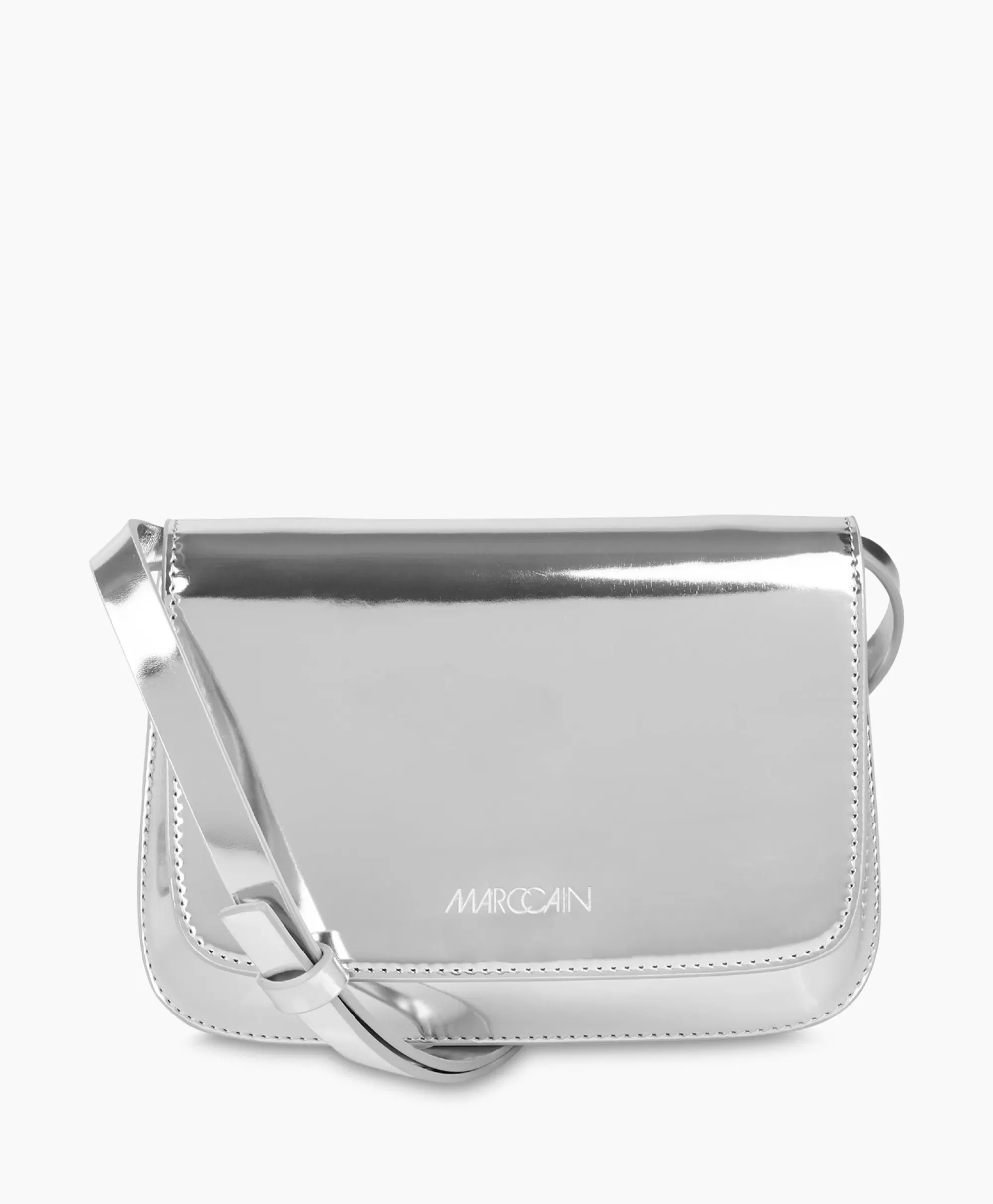 Tassen*Marccain Bags And Shoes Crossbody Tas Wb Tm.01 Z03 Zilver