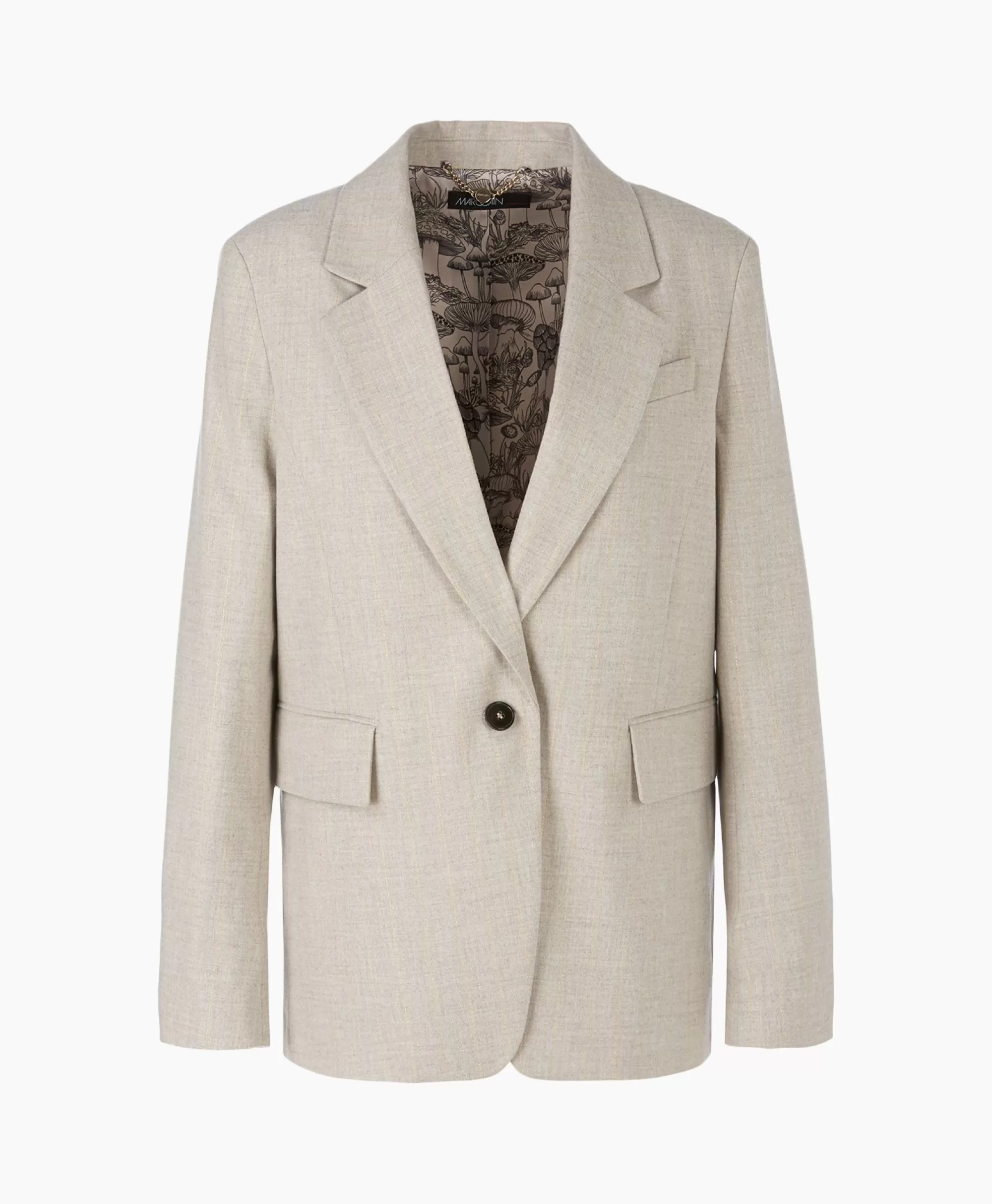 Blazers*Marccain Collectie Blazer Vc 34.33 W79 Zand