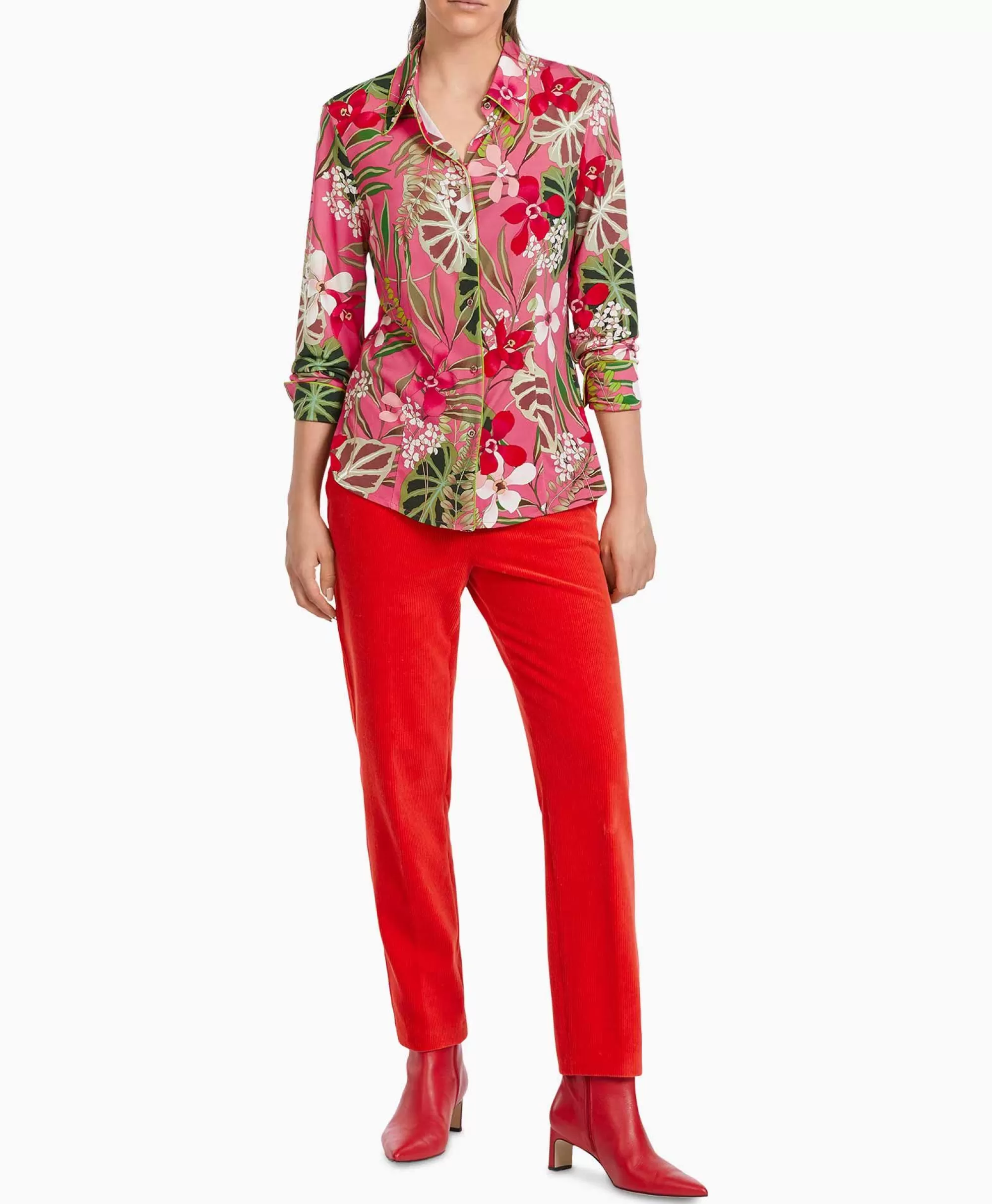 Blouses*Marccain Collectie Blouse Vc 51.42 J28 Licht Rood