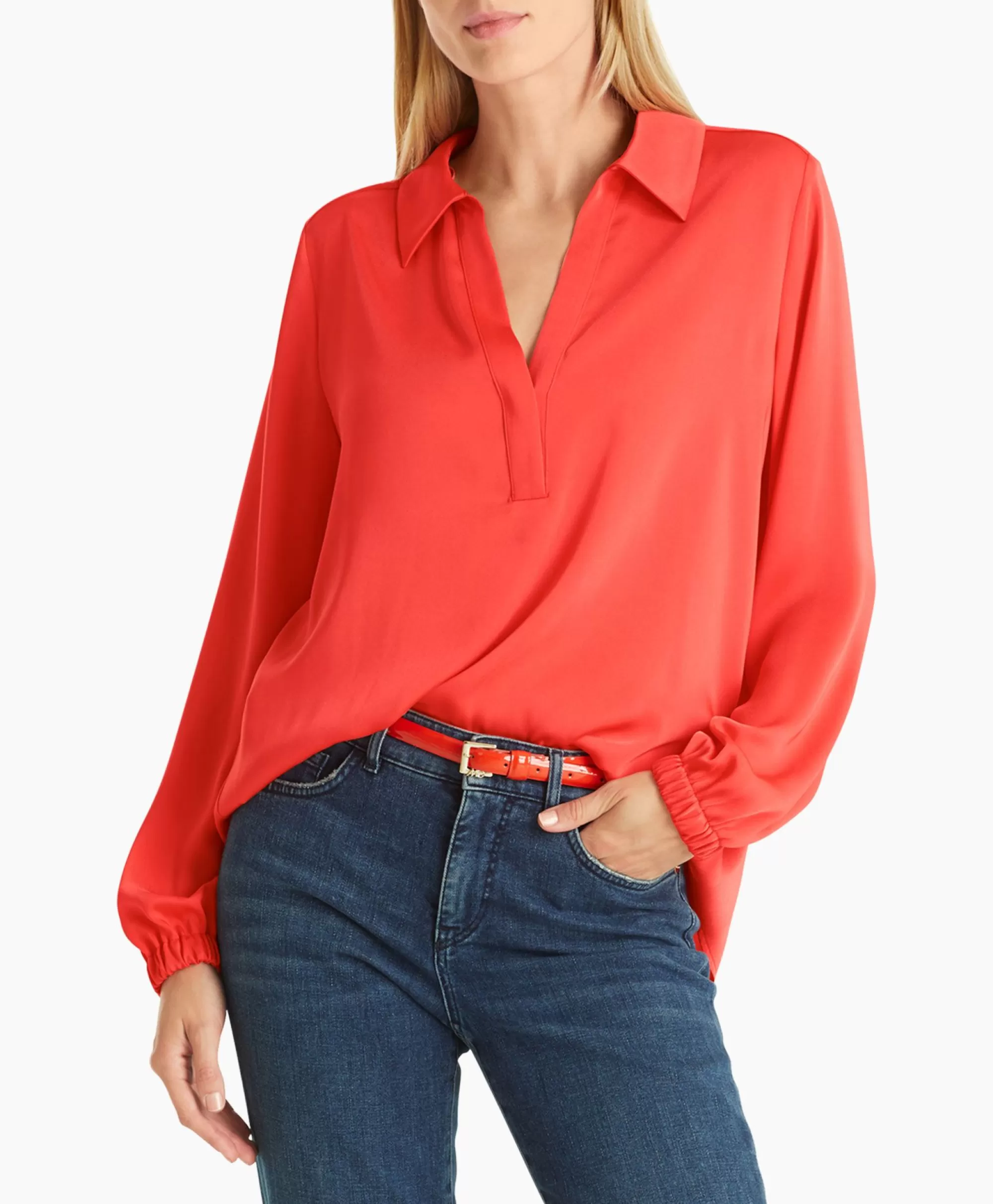 Blouses*Marccain Collectie Blouse Wc 51.09 W08 Grijs