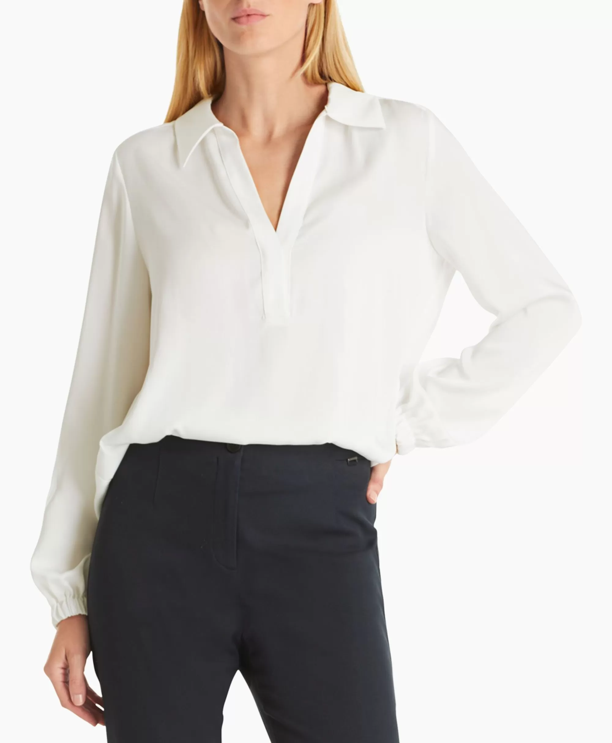 Blouses*Marccain Collectie Blouse Wc 51.09 W08 Off White