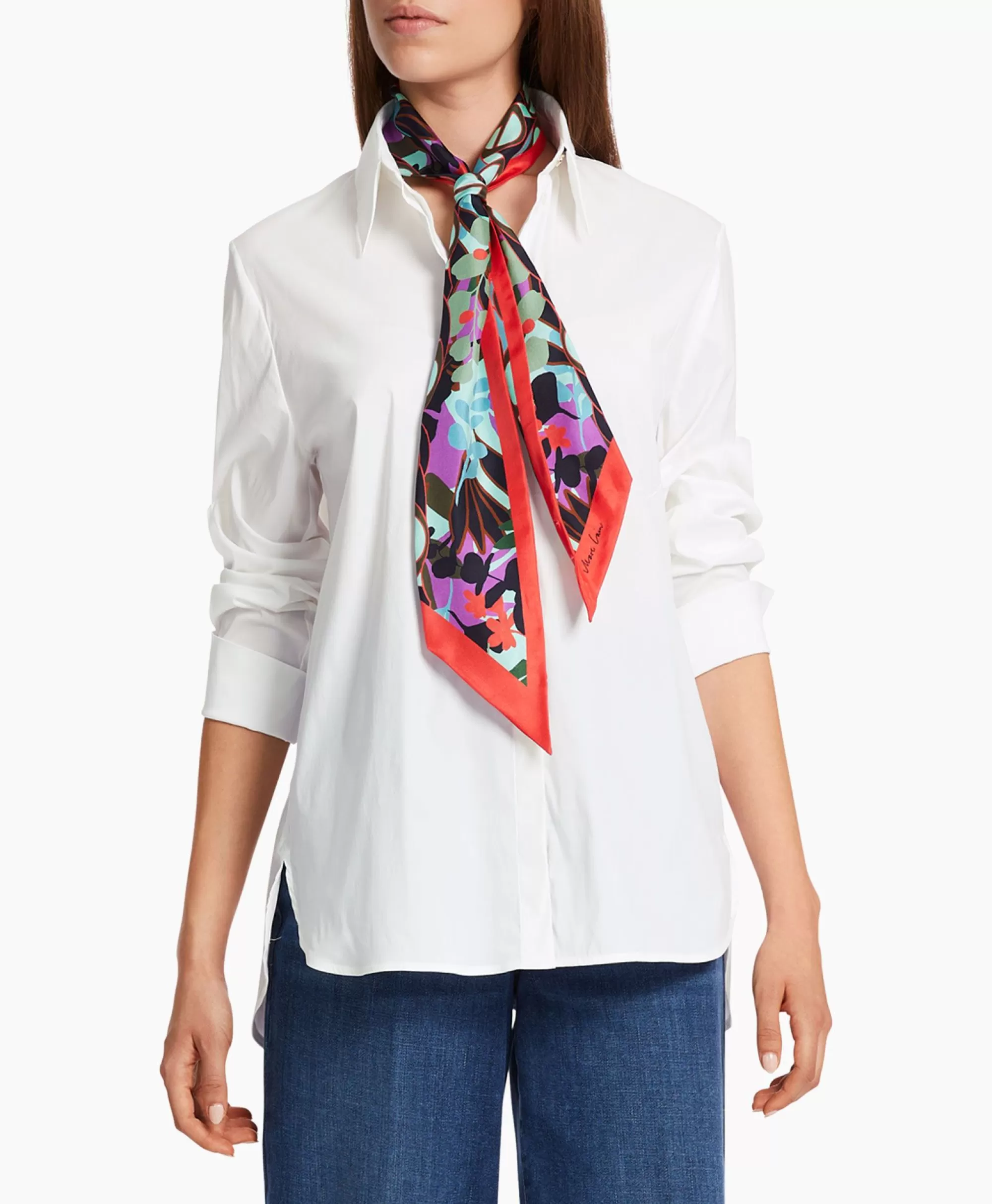 Blouses*Marccain Collectie Blouse Wc 51.10 W71 Wit