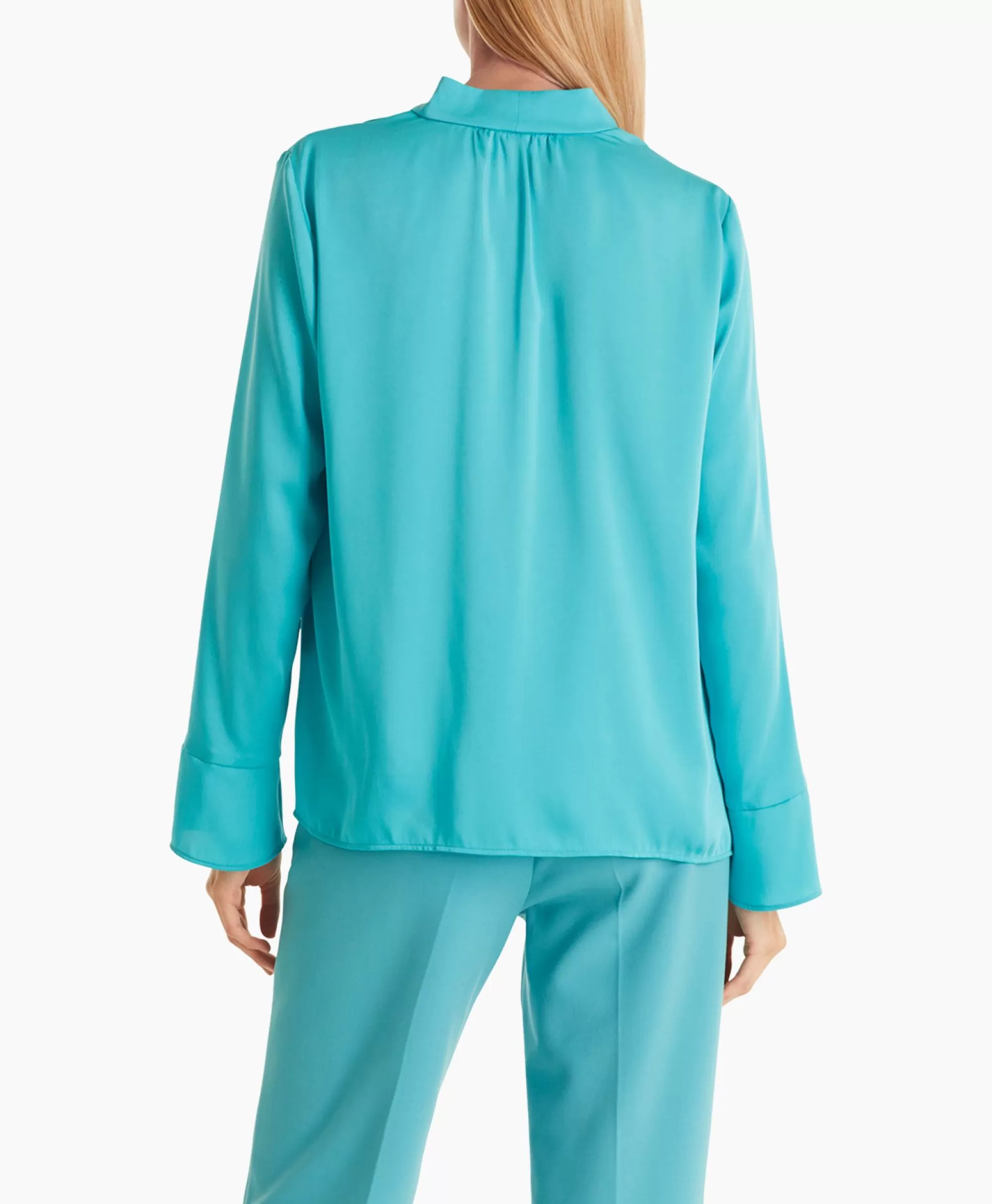 Blouses*Marccain Collectie Blouse Wc 51.17 W08 Turquoise