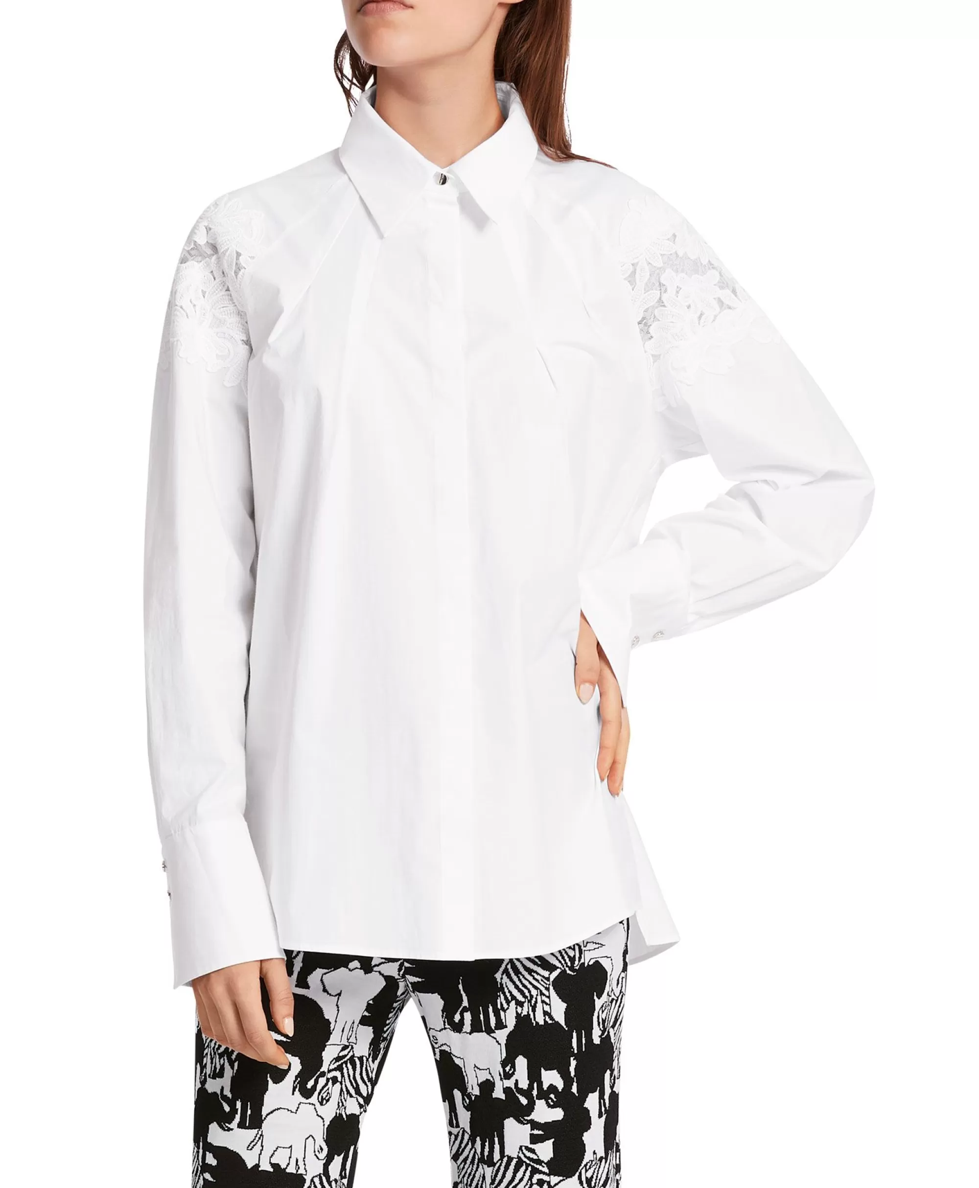 Blouses*Marccain Collectie Blouse Wc 51.18 W16 Wit