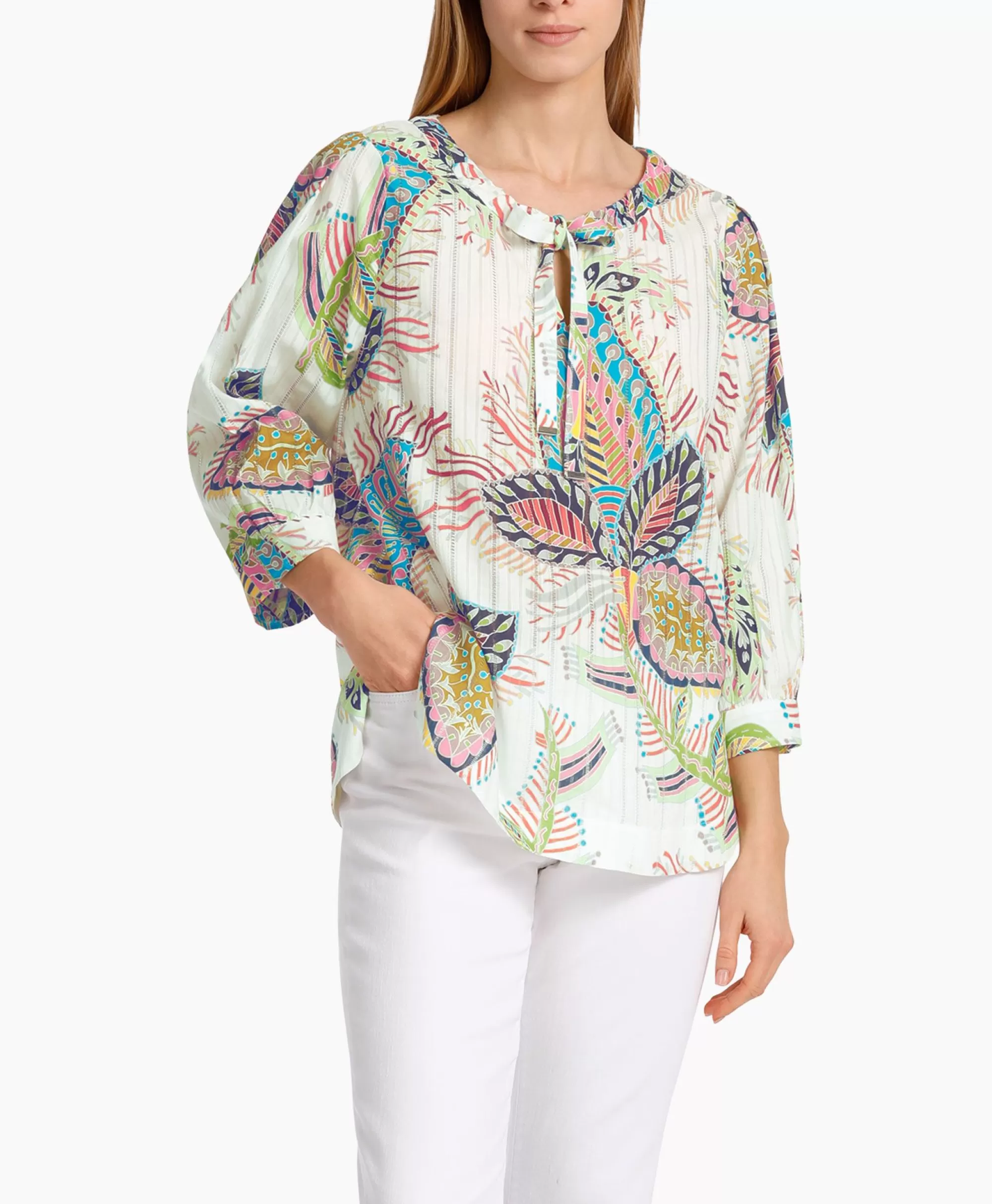 Blouses*Marccain Collectie Blouse Wc 51.31 W63 Wit