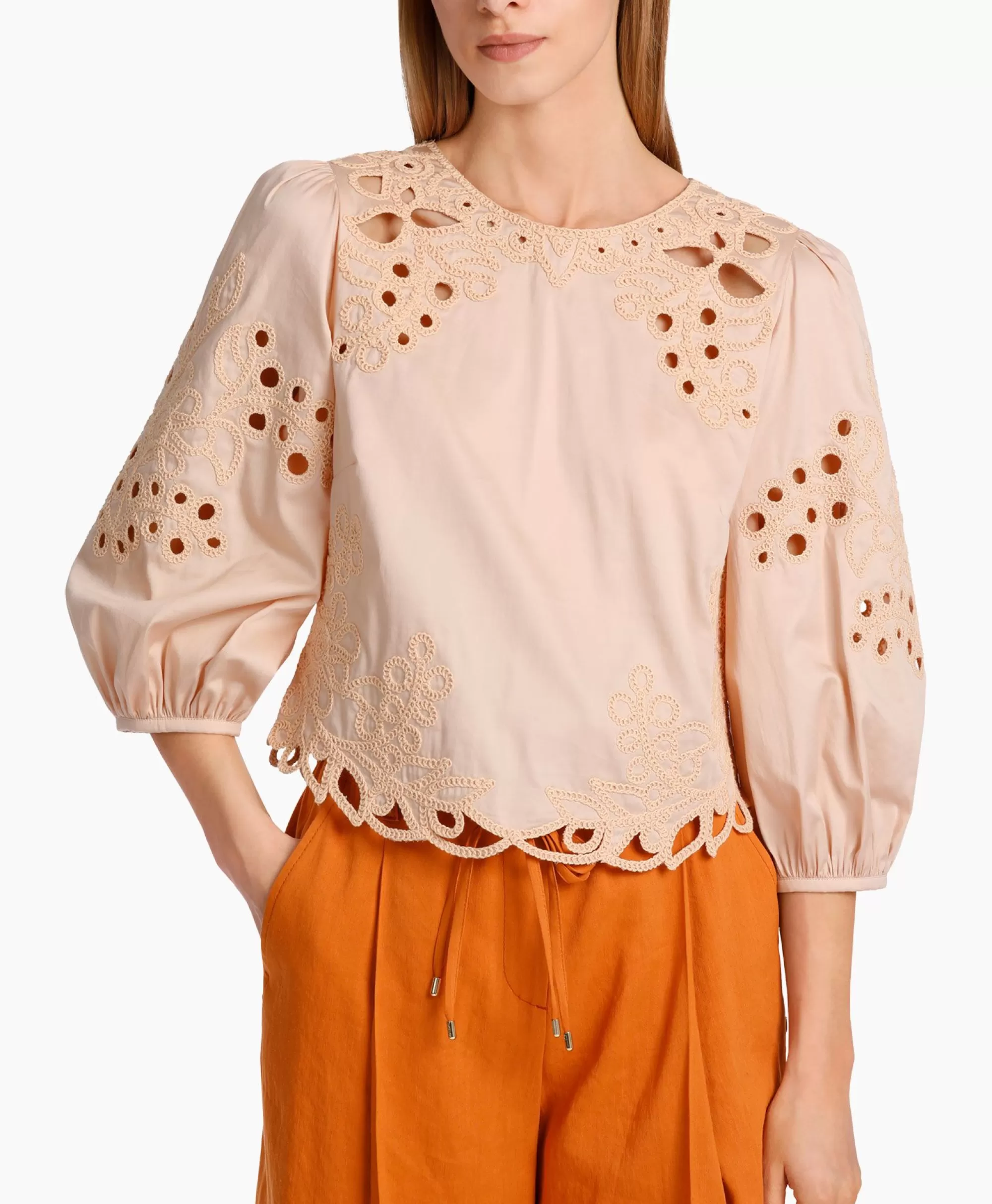 Blouses*Marccain Collectie Blouse Wc 51.44 W76 Rose