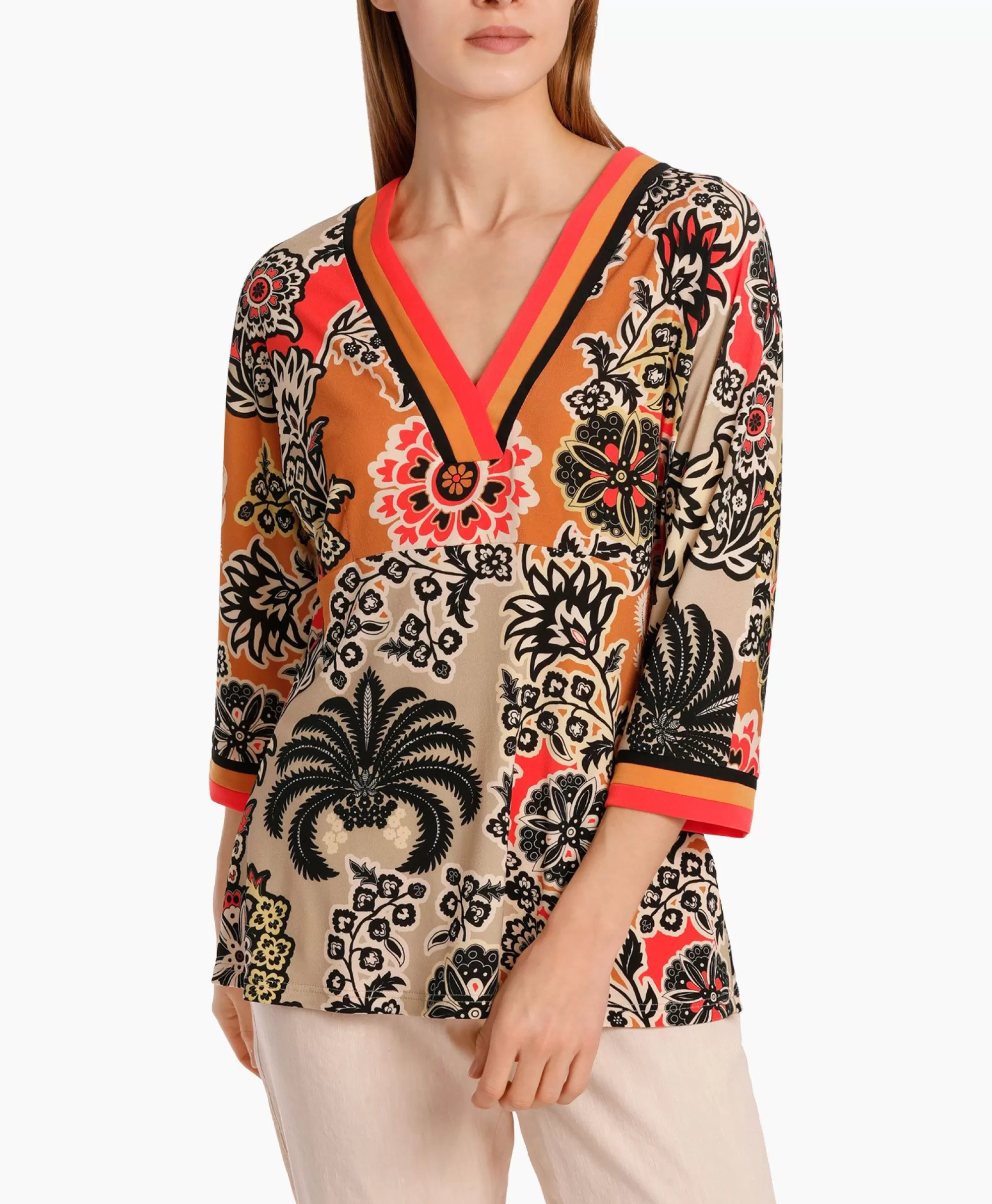 Blouses*Marccain Collectie Blouse Wc 55.08 J48 Oranje