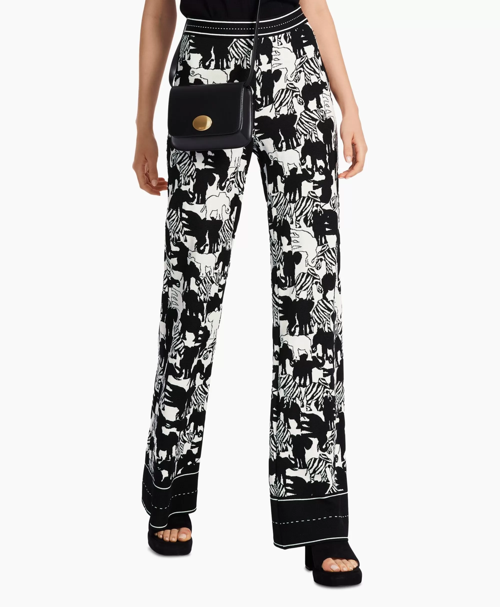 Broeken*Marccain Collectie Broek Wc 81.04 M03 Print + 2 Kleurig