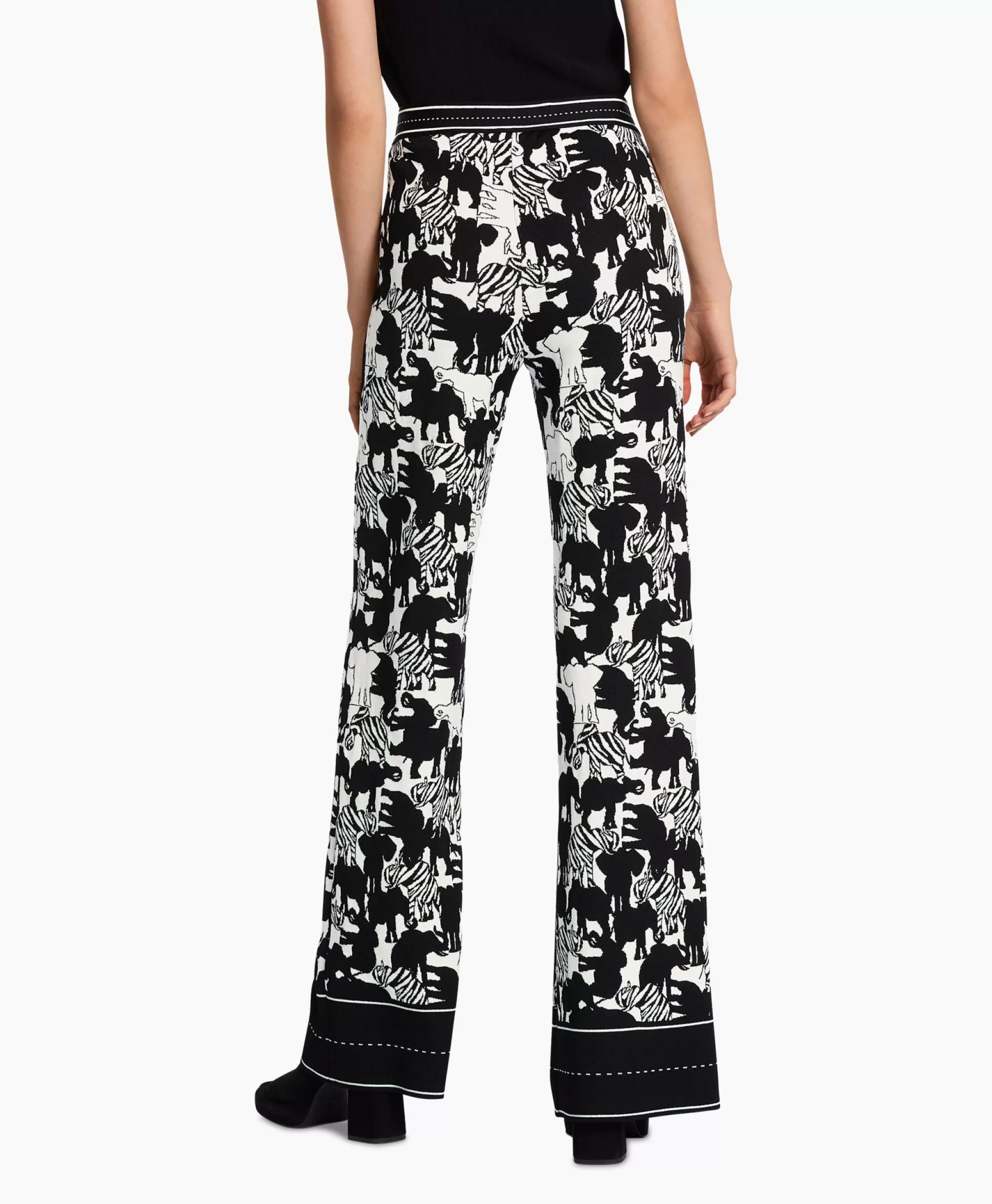 Broeken*Marccain Collectie Broek Wc 81.04 M03 Print + 2 Kleurig