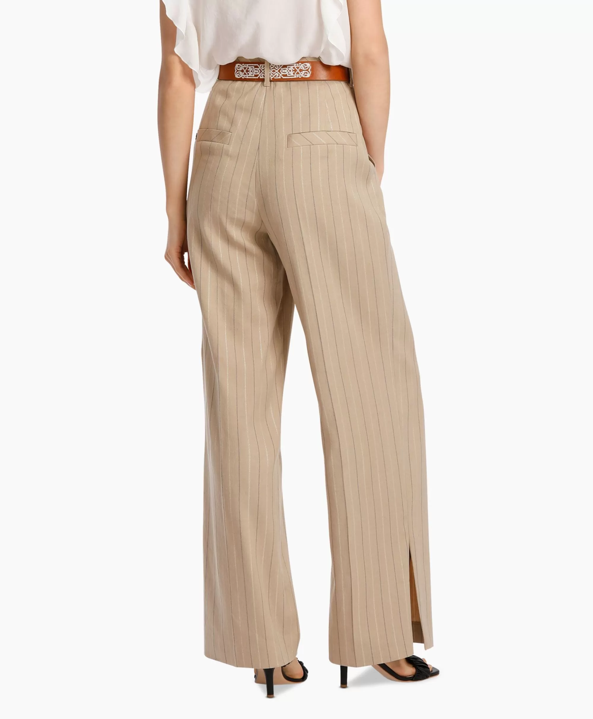 Broeken*Marccain Collectie Broek Wc 81.53 W61 Beige