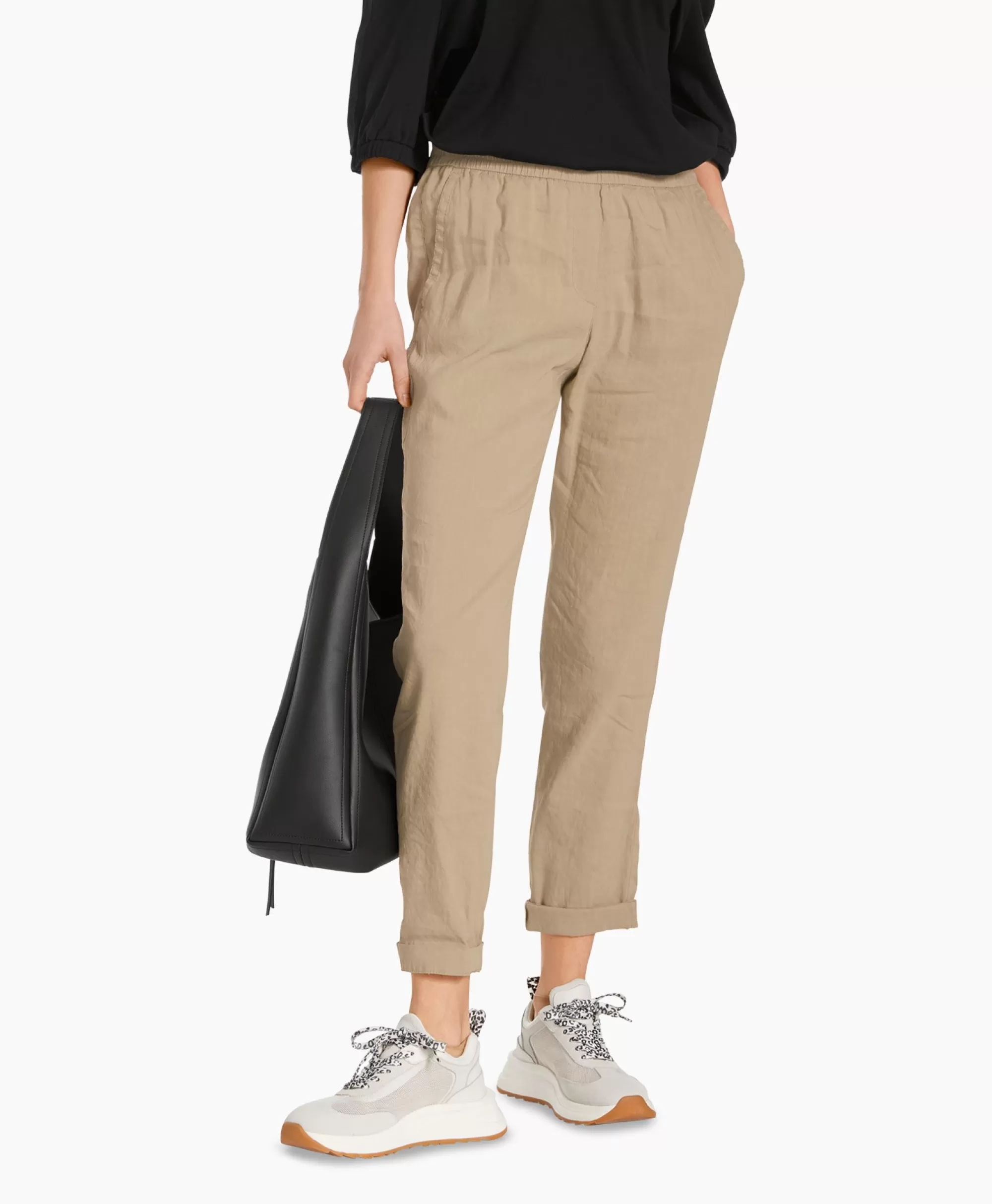 Broeken*Marccain Collectie Broek Wc 81.59 W47 Beige