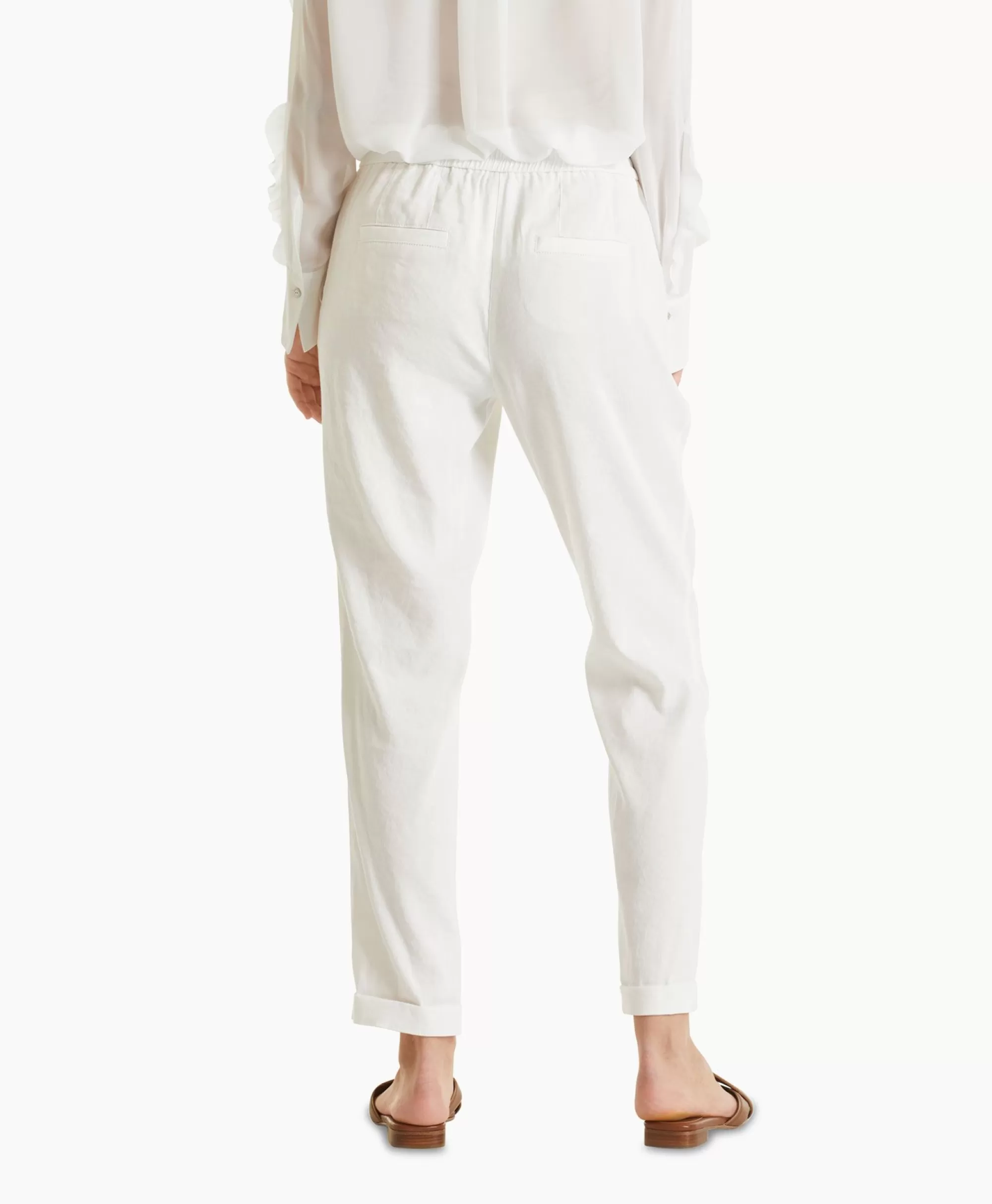 Broeken*Marccain Collectie Broek Wc 81.59 W47 Off White