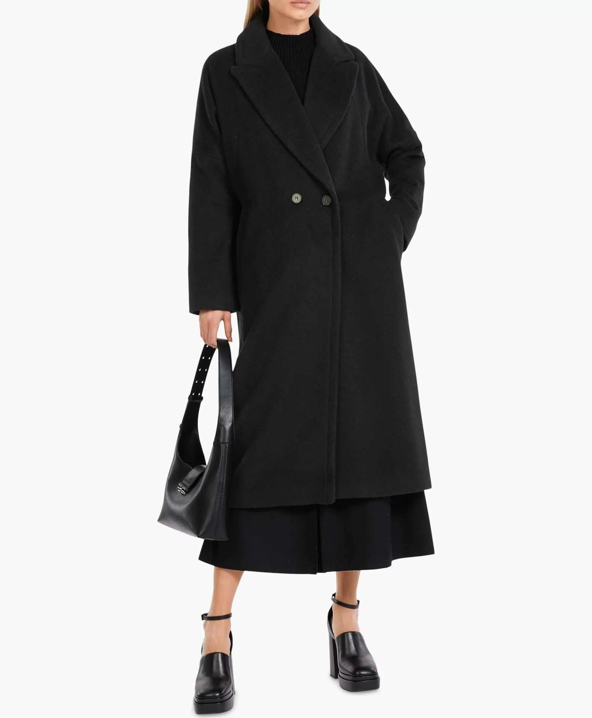 Jassen*Marccain Collectie Coat Vc 11.27 W84 Zwart