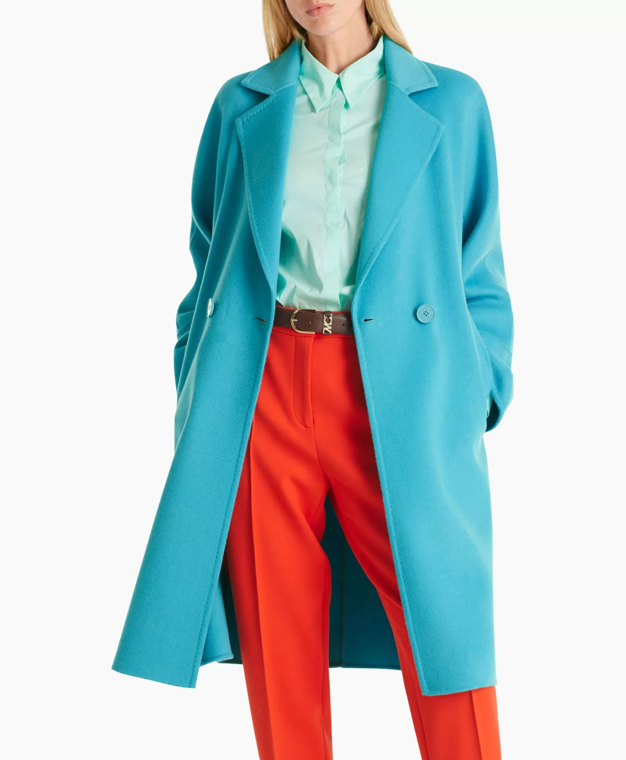 Jassen*Marccain Collectie Coat Wc 11.02 W33 Turquoise