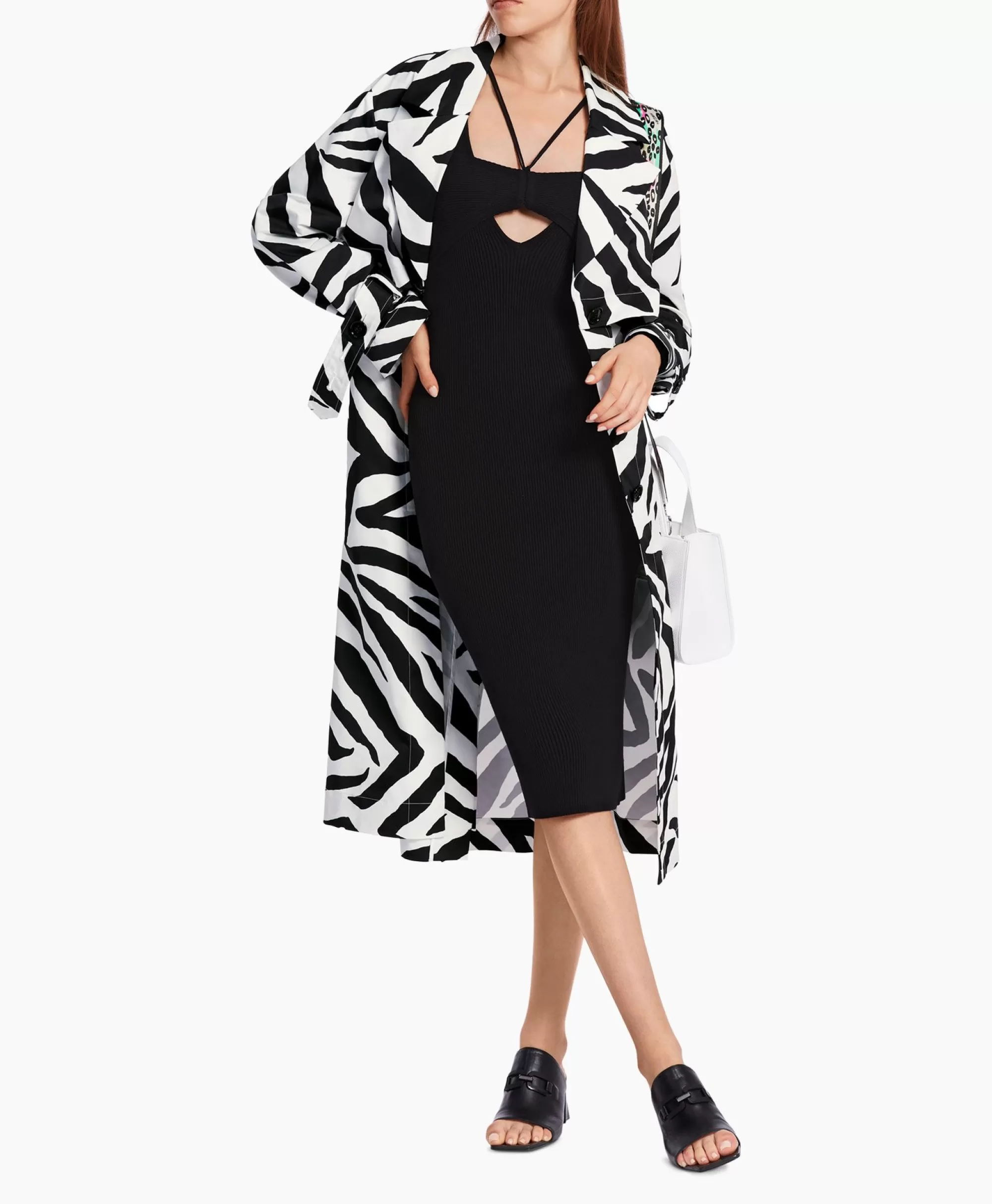 Jassen*Marccain Collectie Coat Wc 11.03 W11 Print + 2 Kleurig