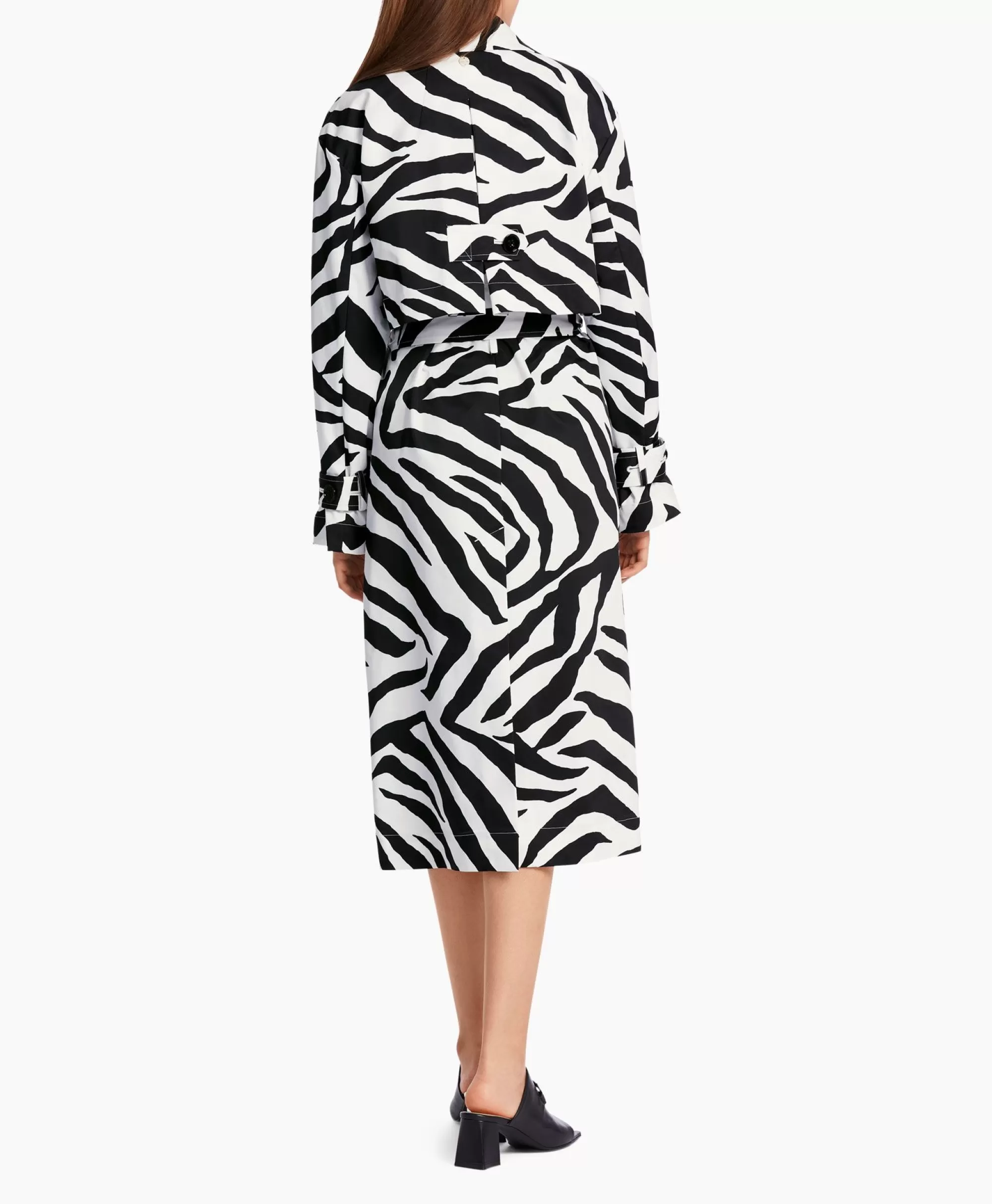 Jassen*Marccain Collectie Coat Wc 11.03 W11 Print + 2 Kleurig