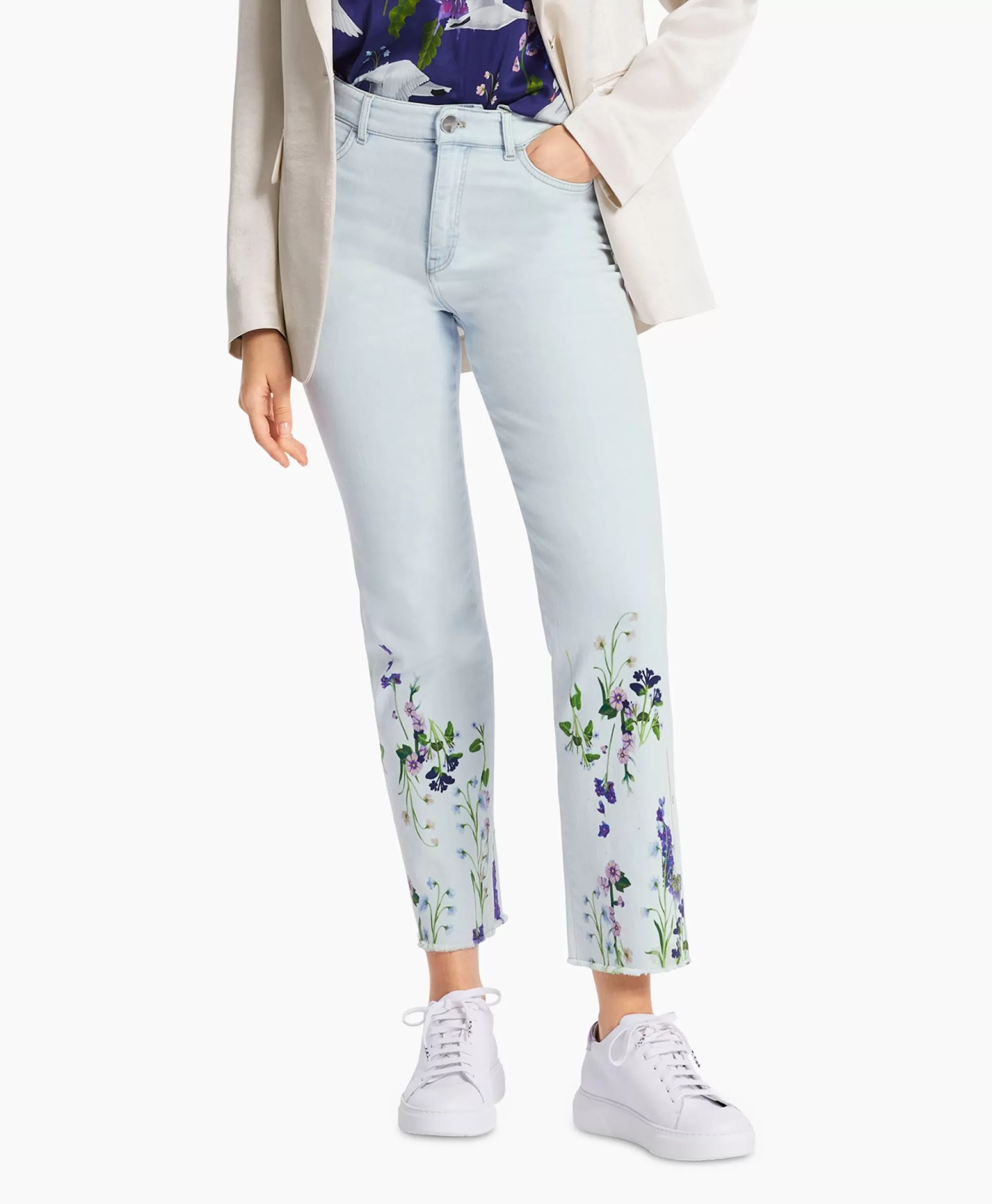 Broeken*Marccain Collectie Jeans Wc 82.11 D04 Licht Blauw