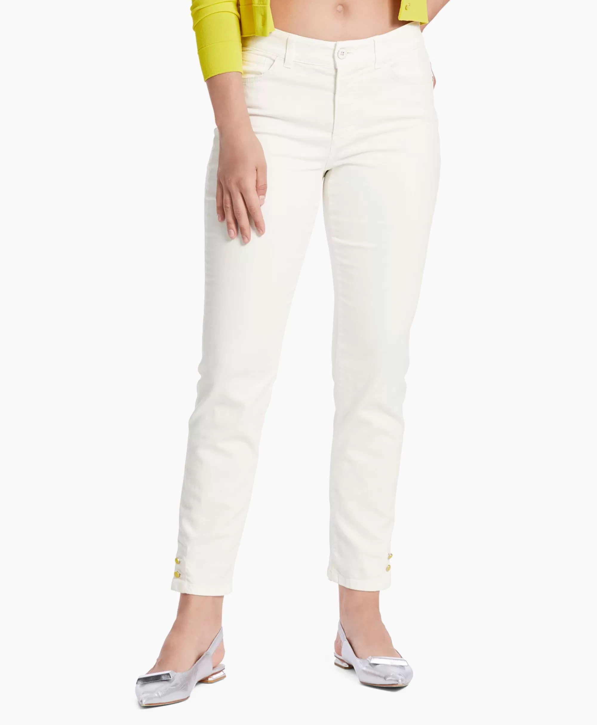 Broeken*Marccain Collectie Jeans Wc 82.13 D69 Off White