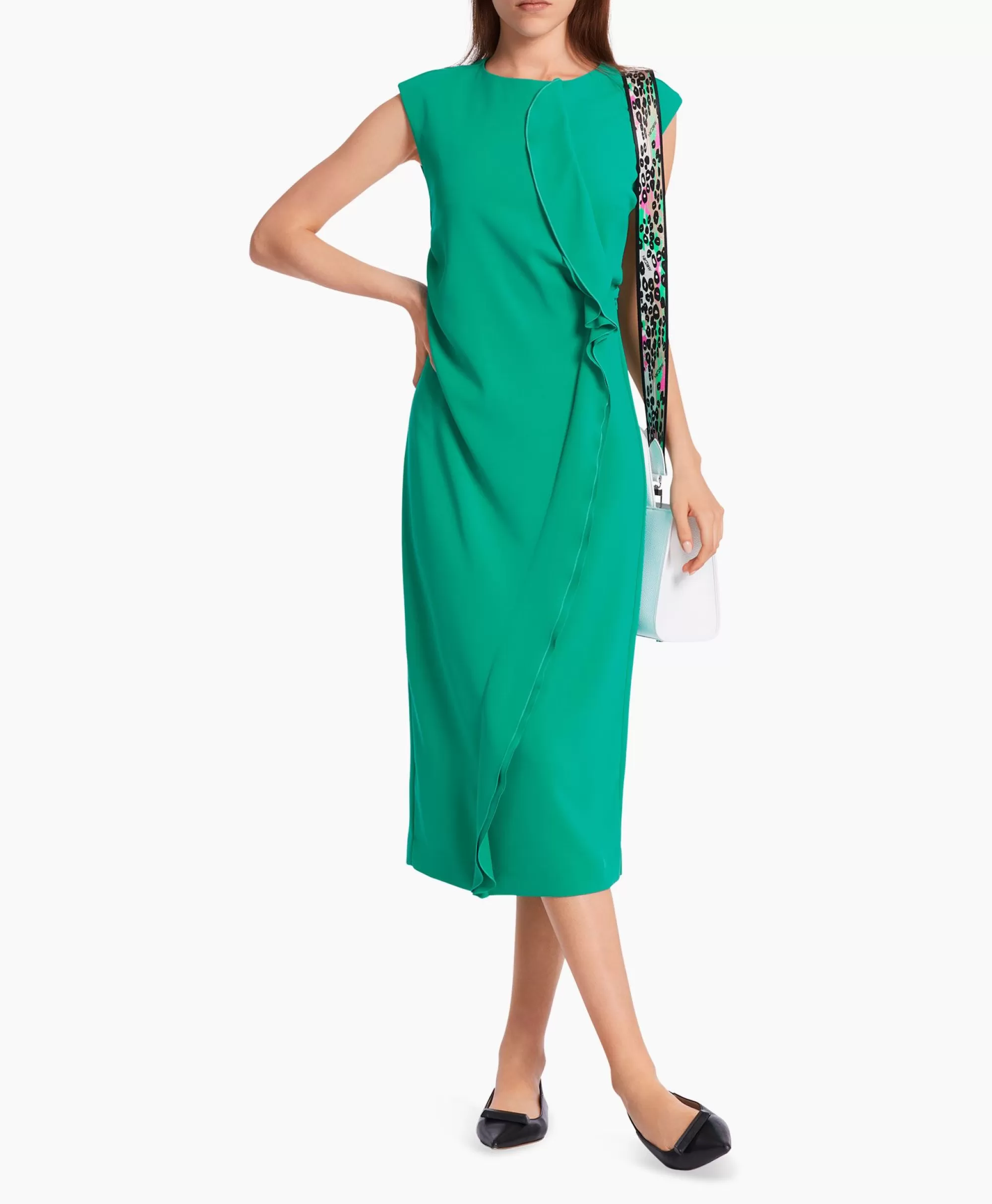 Bruiloftskleding*Marccain Collectie Jurk Wc 21.20 W56 Groen