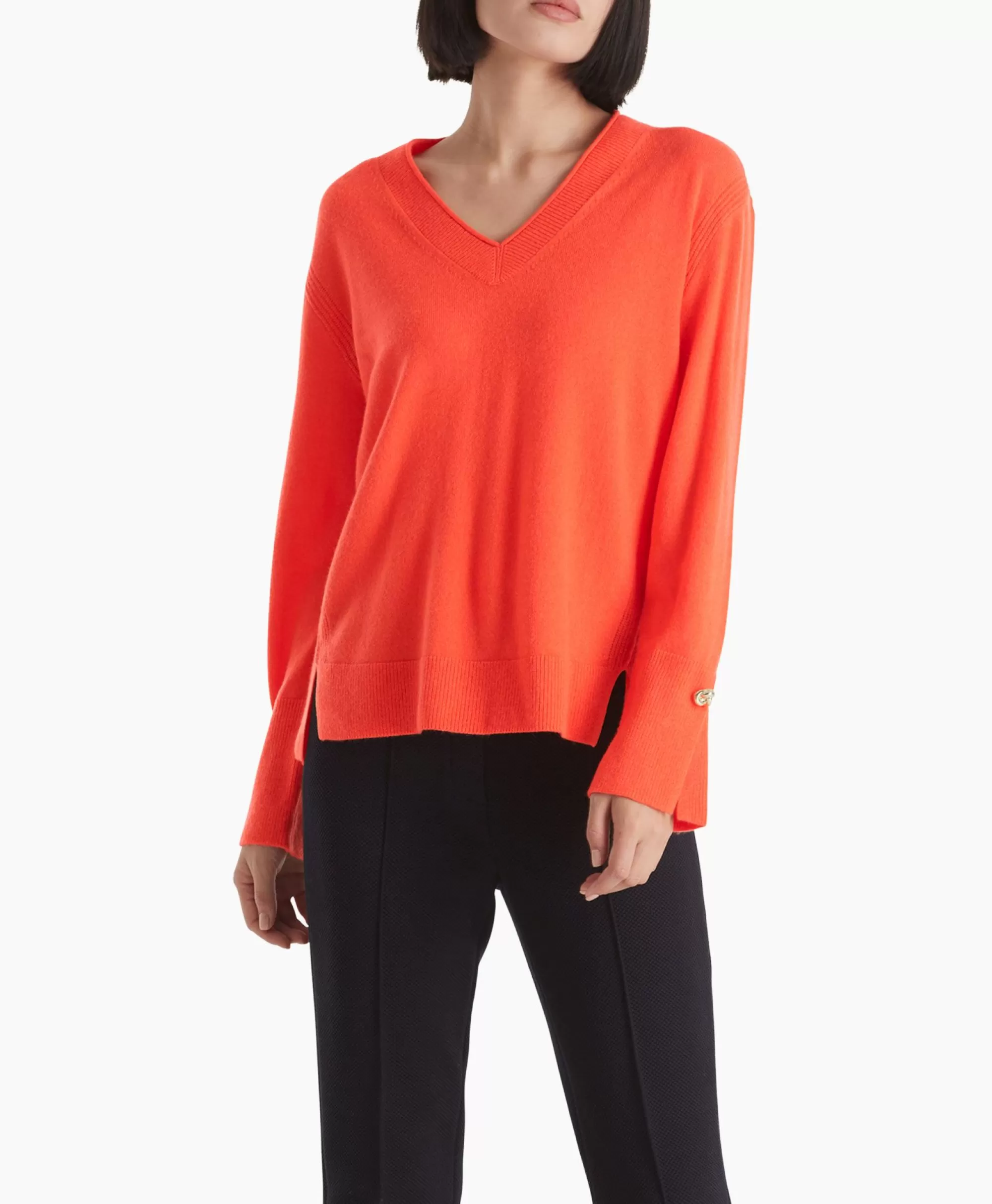 Truien*Marccain Collectie Pullover Wc 41.03 M51 Grijs