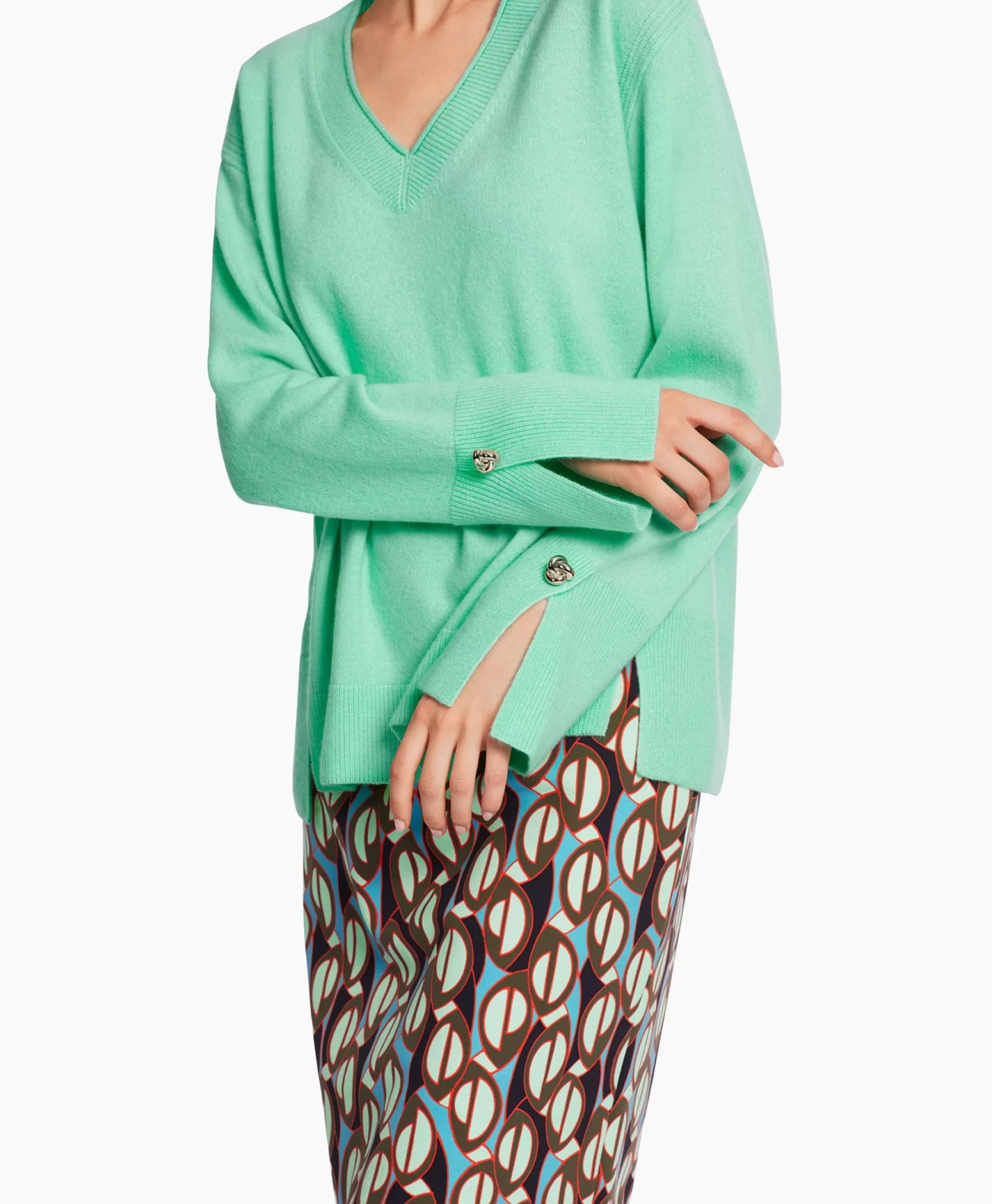 Truien*Marccain Collectie Pullover Wc 41.03 M51 Groen