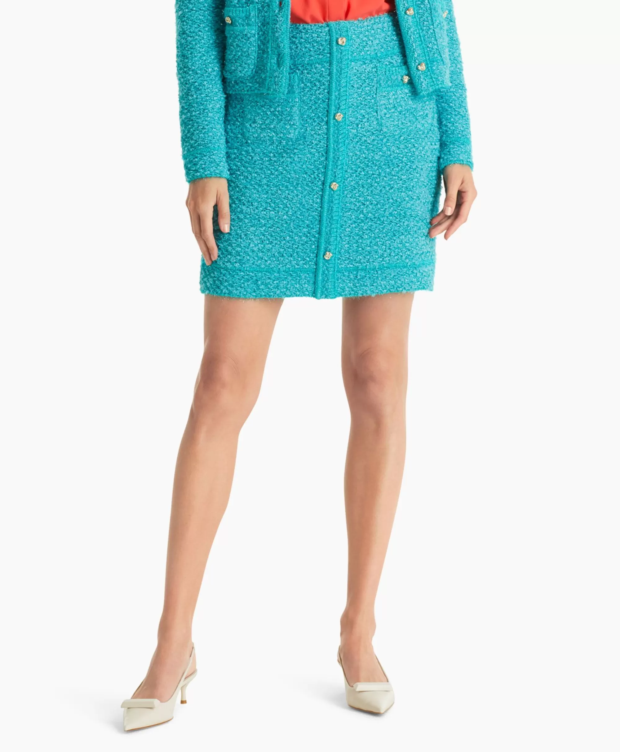 Rokken*Marccain Collectie Rok Wc 71.01 M01 Turquoise