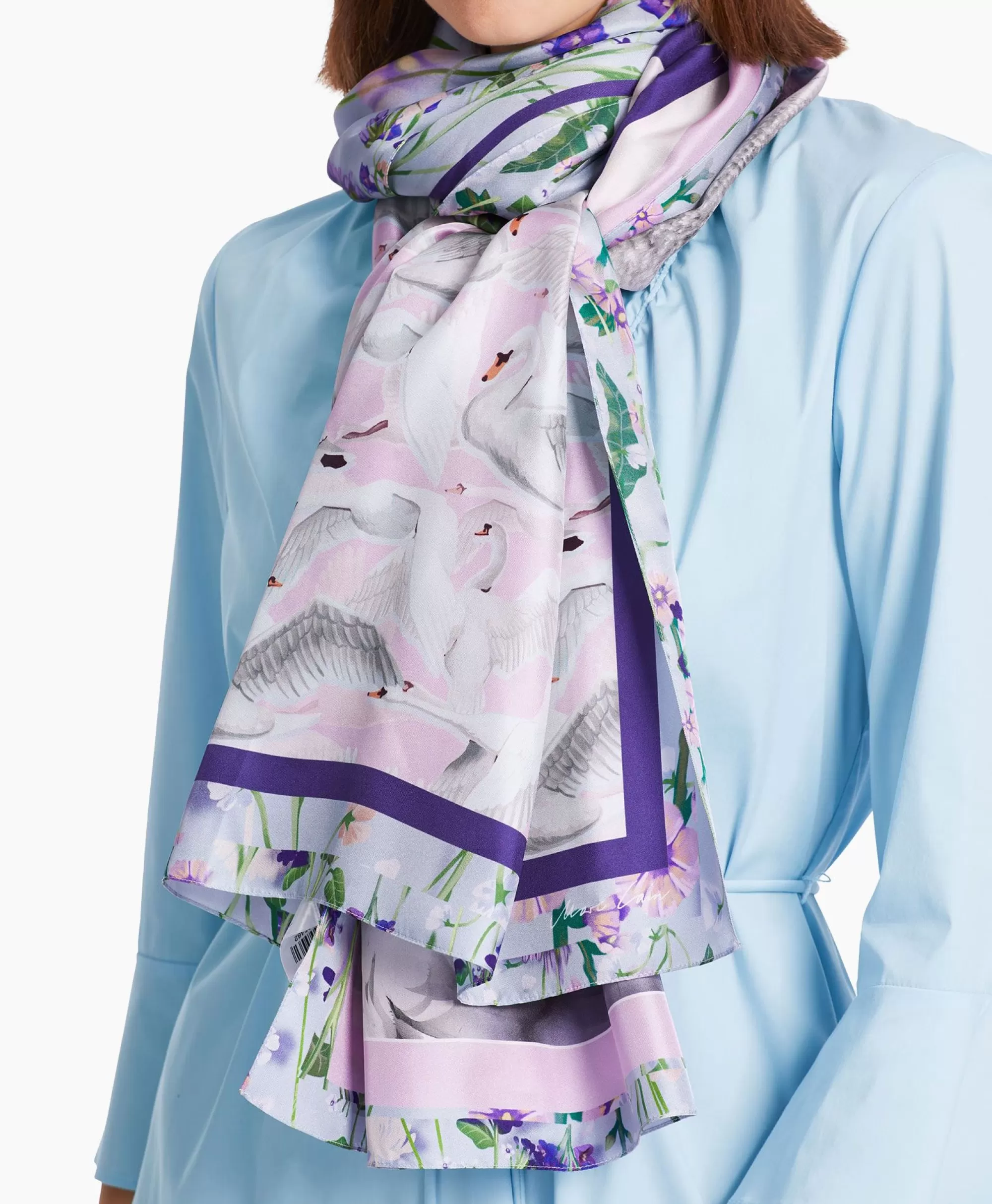 Sjaals*Marccain Collectie Shawl Wc B4.15 Z19 Lavendel