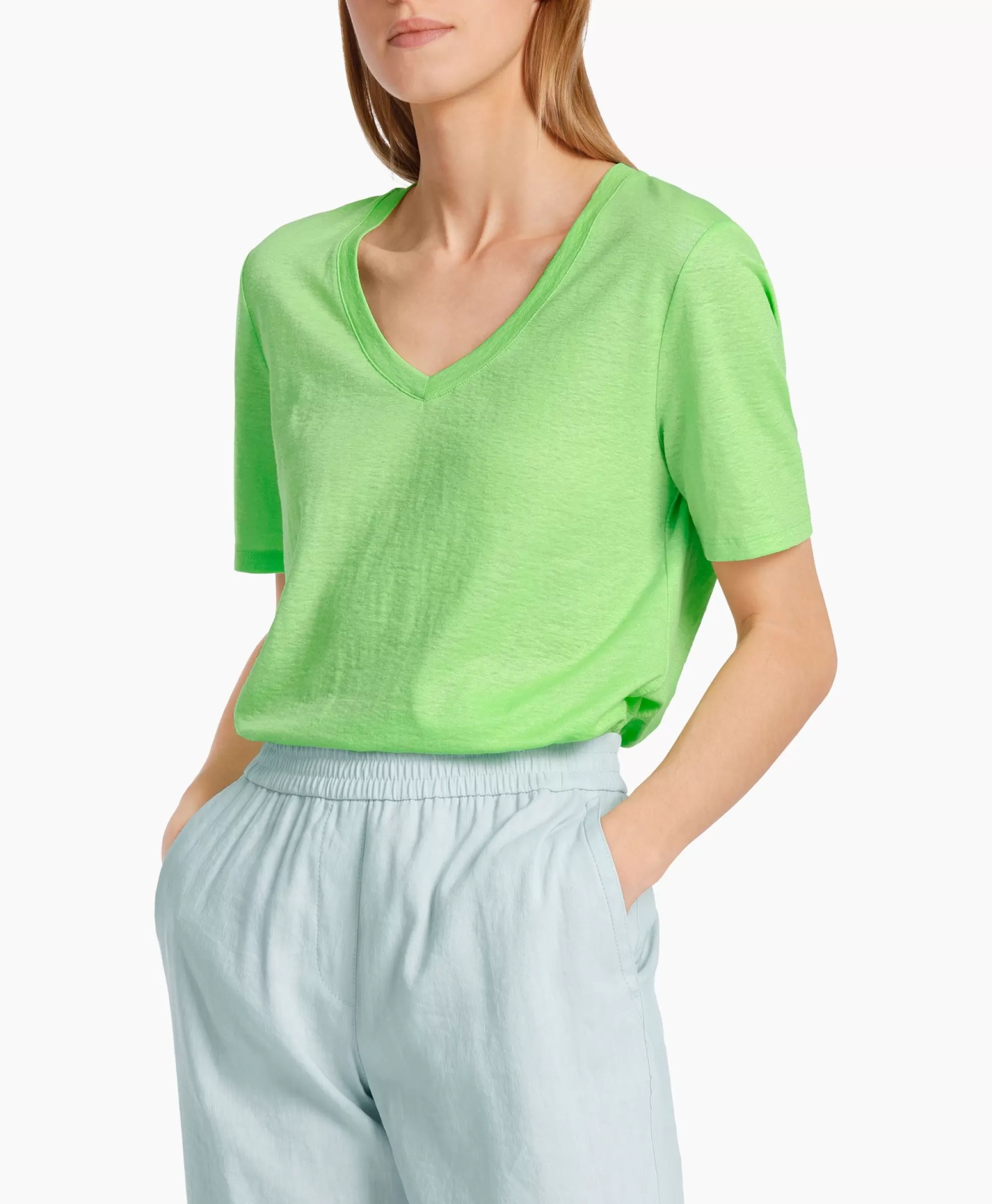 T-Shirts & Tops*Marccain Collectie T-Shirt Wc 48.34 J54 Groen