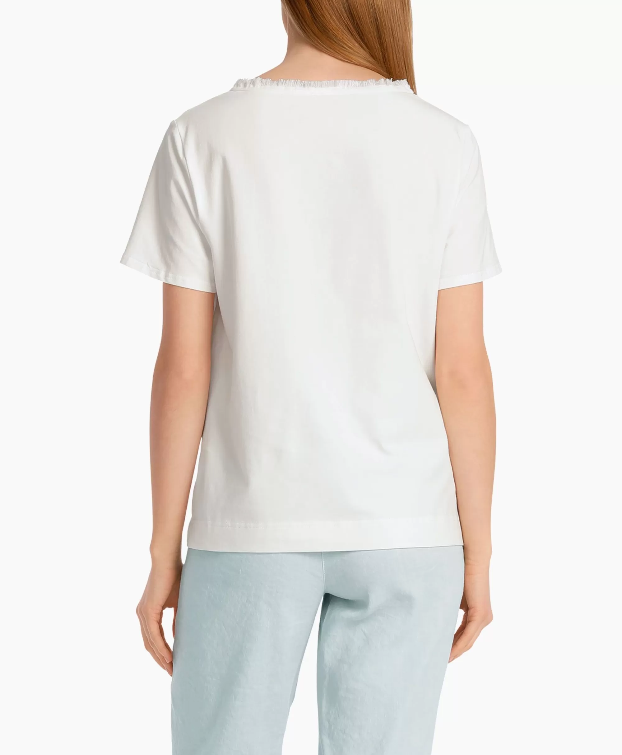 T-Shirts & Tops*Marccain Collectie T-Shirt Wc 48.41 J79 Off White