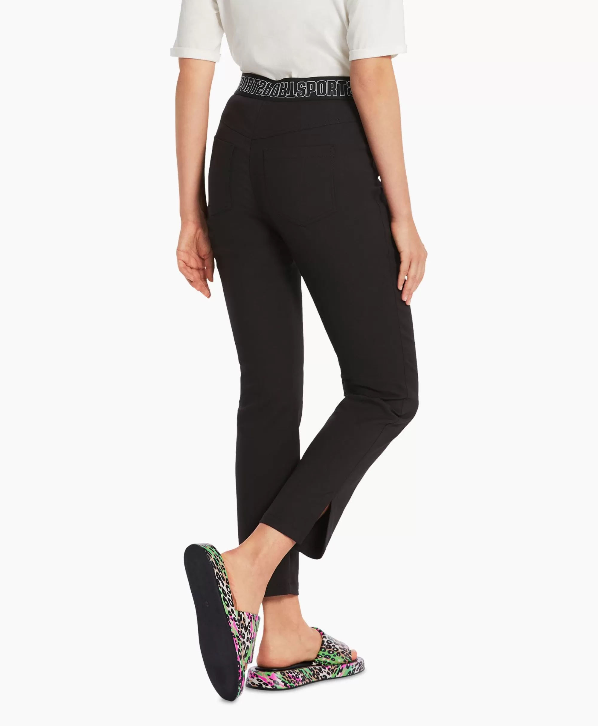 Broeken*Marccain Sport Broek Ws 81.04 W08 Zwart