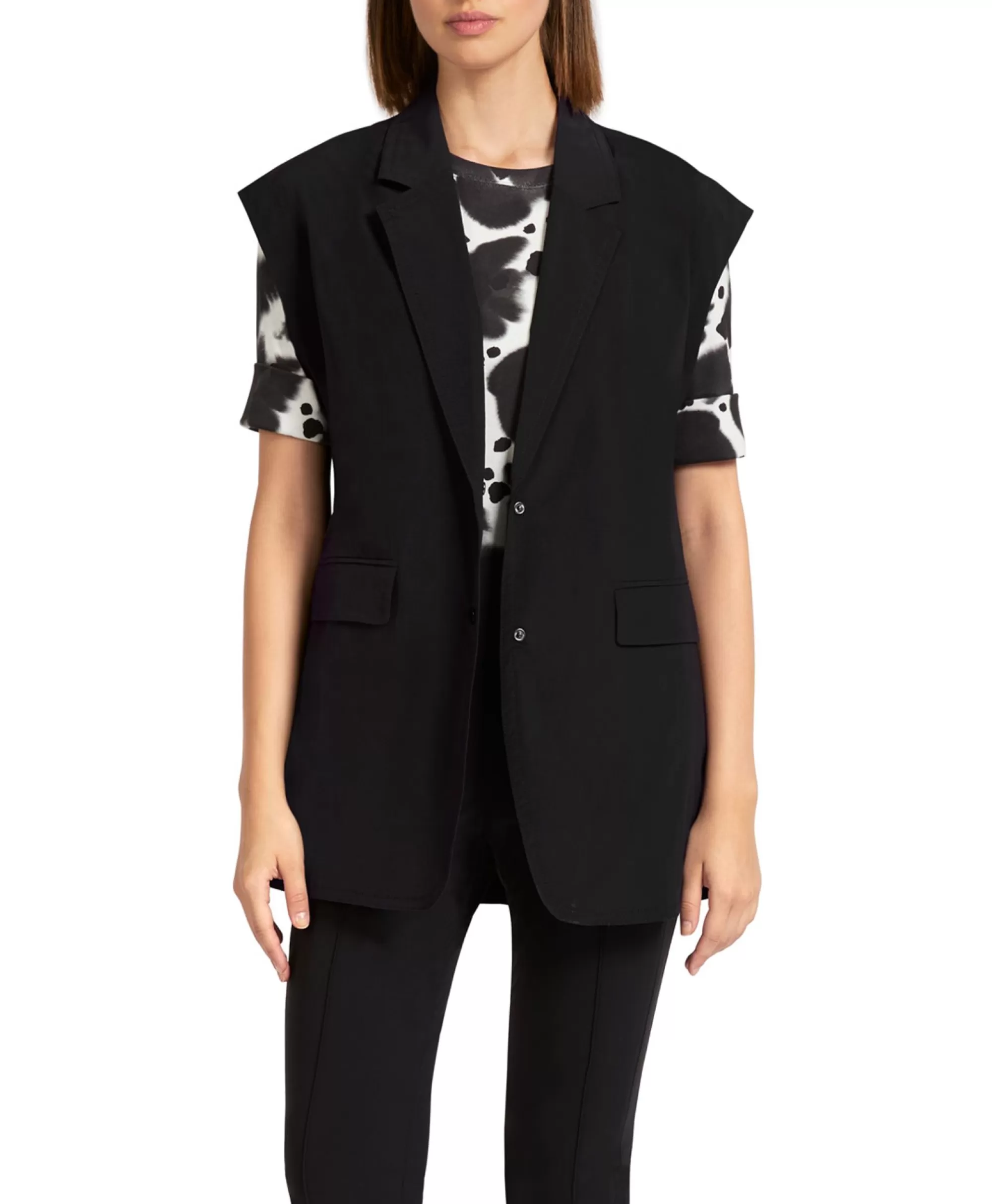 Gilets*Marccain Sport Blazer Us 37.02 W37 Zwart