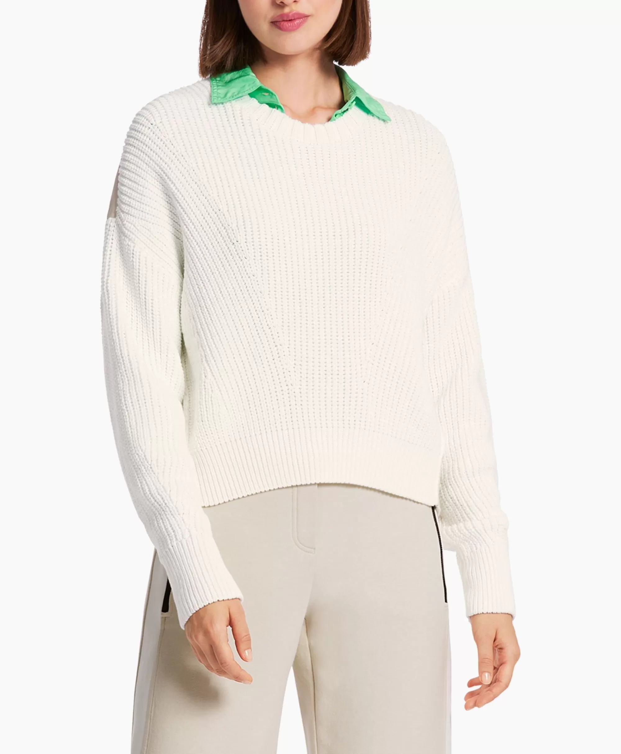 Truien*Marccain Sport Pullover Ws 41.01 M04 Off White