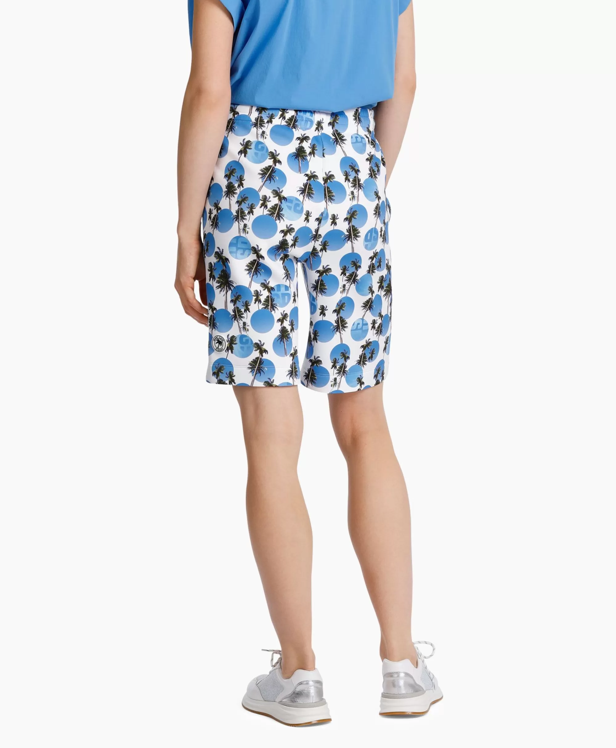 Broeken*Marccain Sport Short Ws 83.06 J77 Donker Blauw