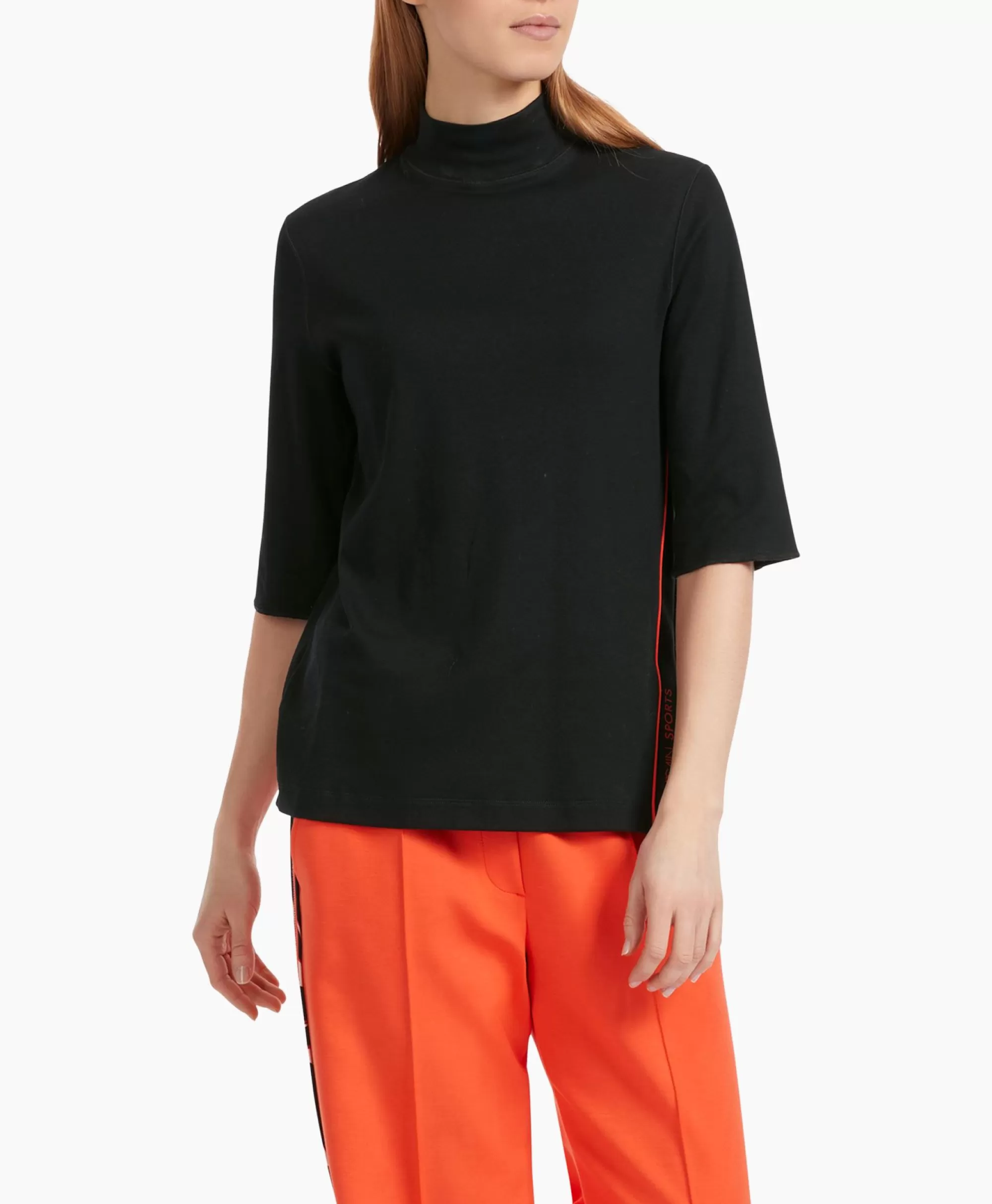 Truien*Marccain Sport T-Shirt Vs 48.06 J27 Zwart