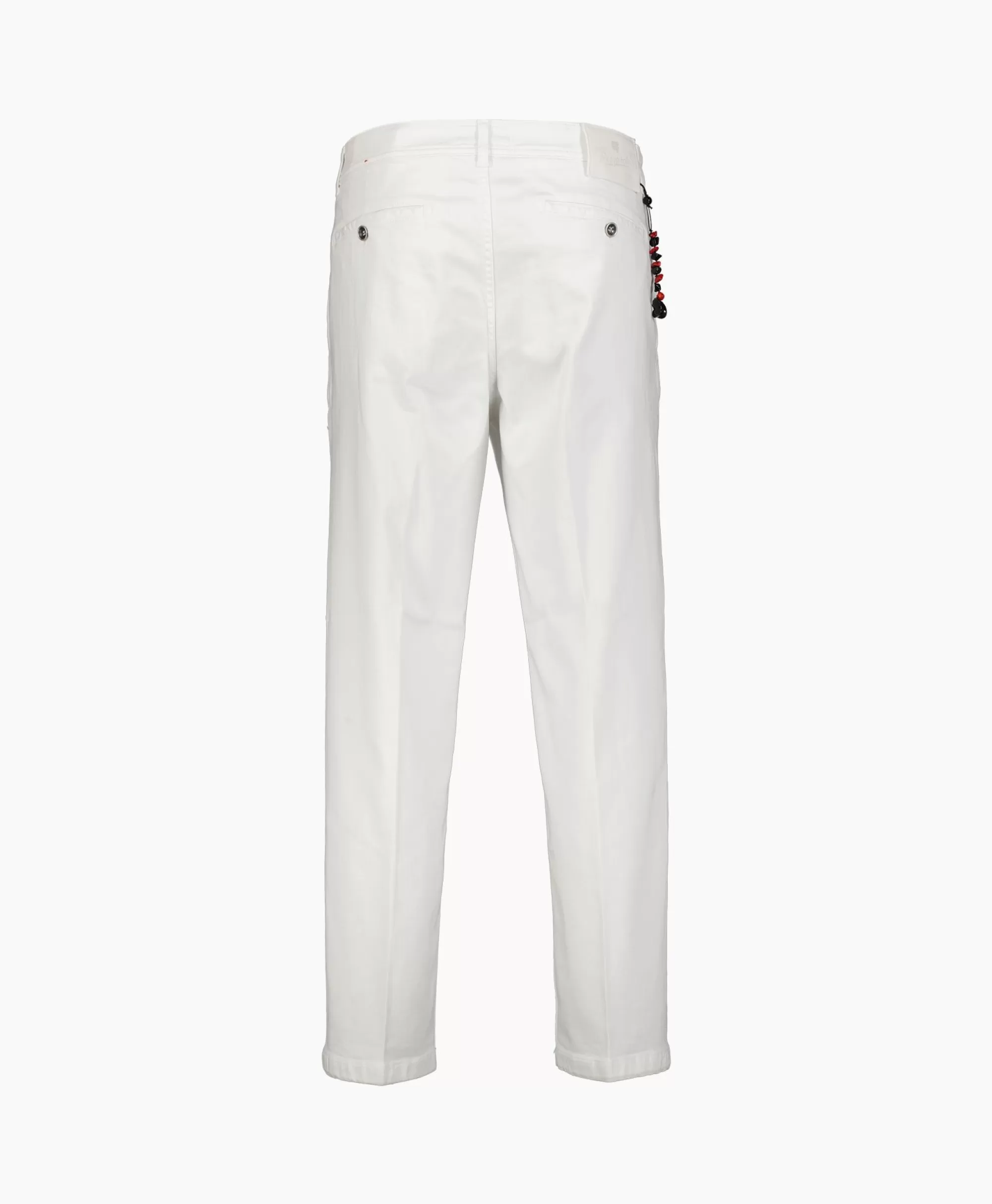 Broeken*Marco Pescarolo Pantalon 49501 Scott Off White