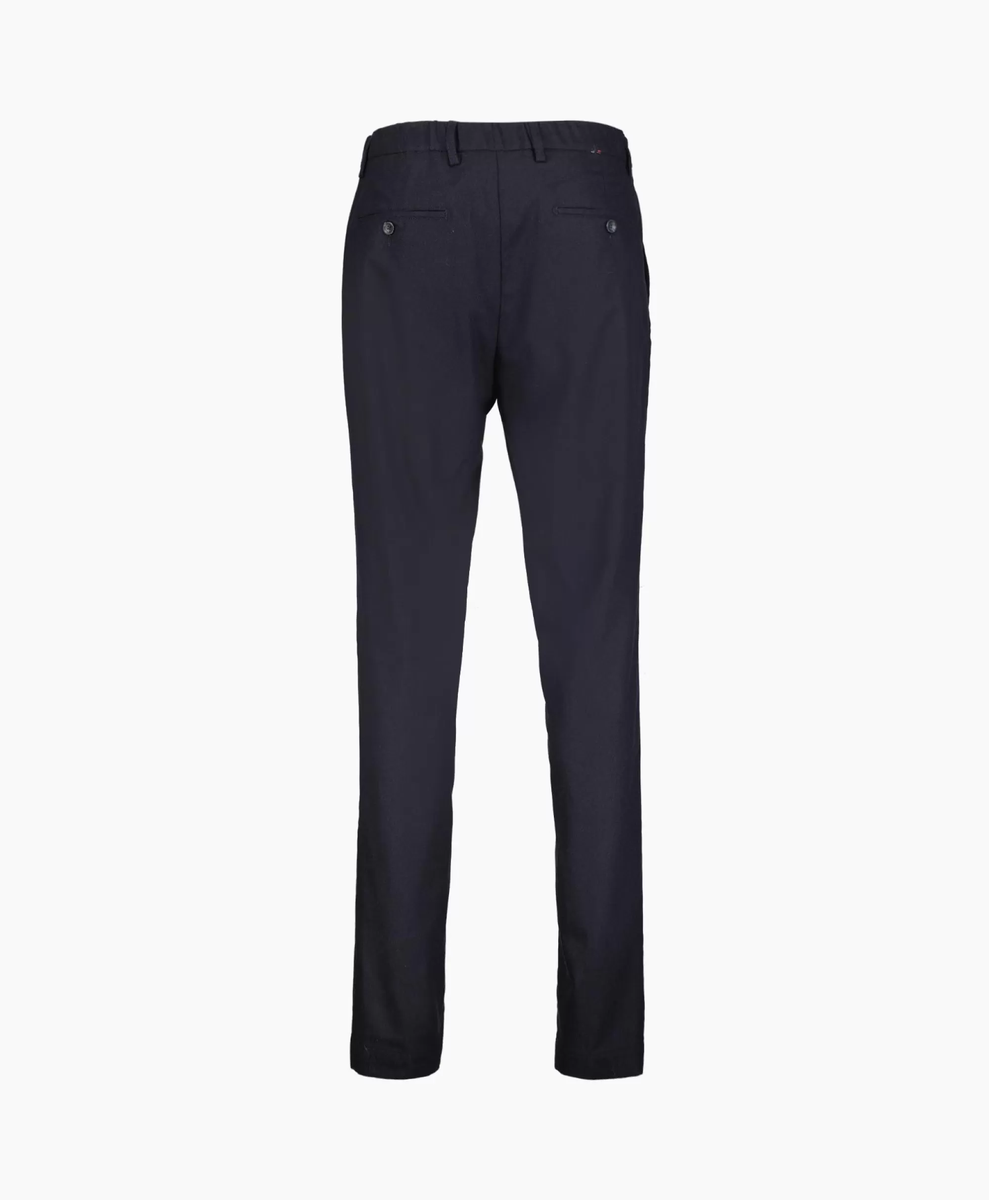 Broeken*Marco Pescarolo Pantalon Bros Zip 4829 Blauw